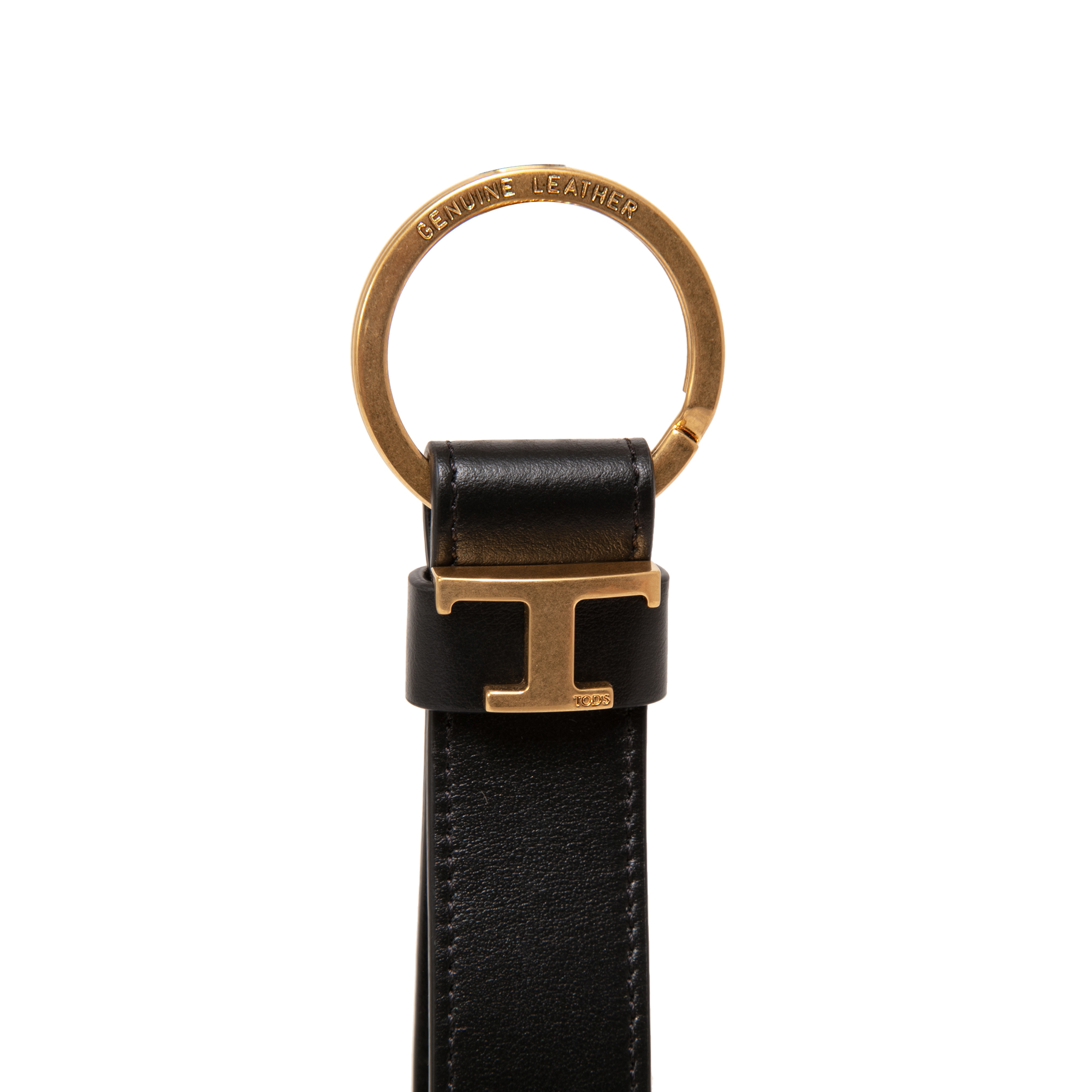 

Leather keyring, Black