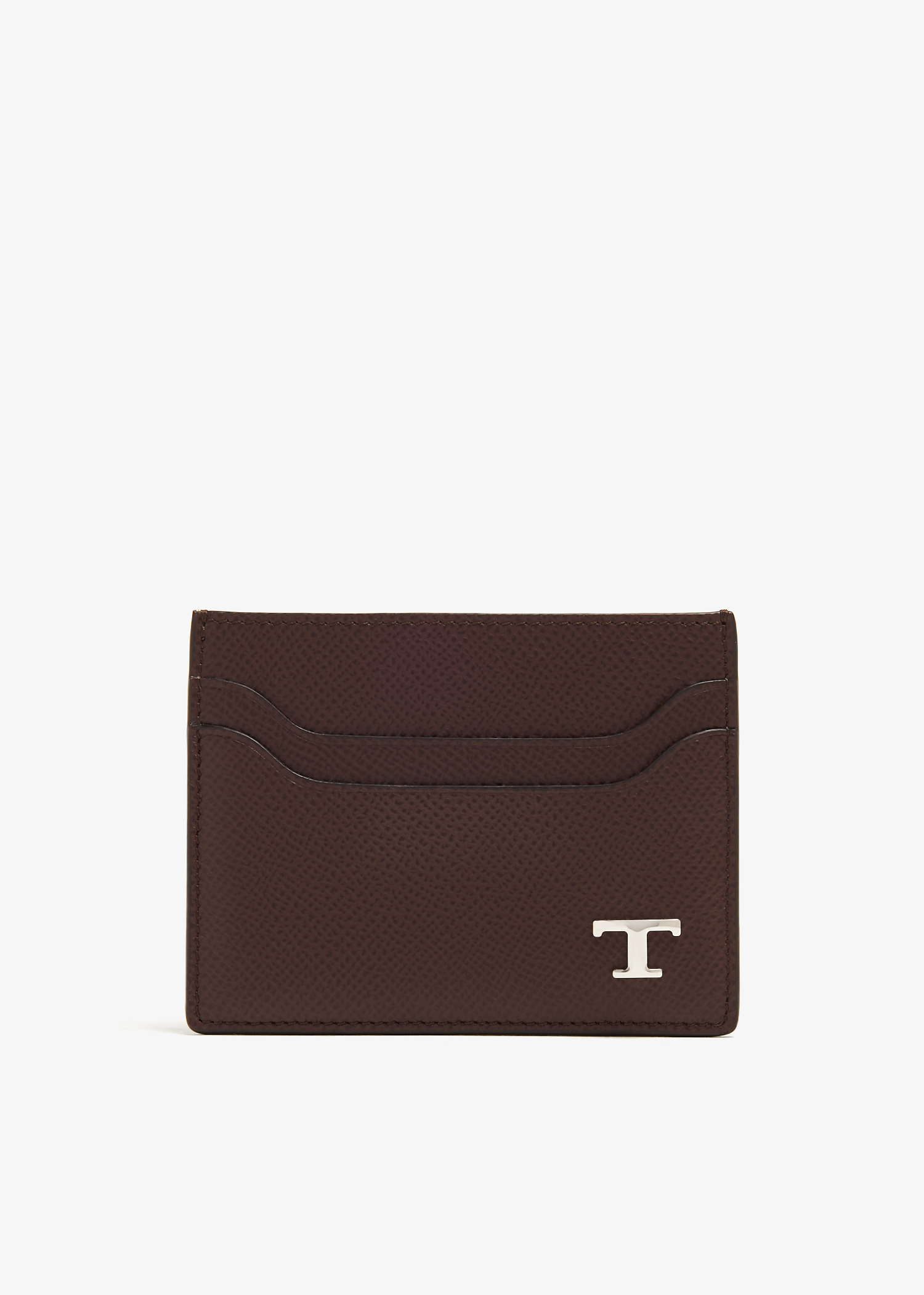 

Leather cardholder, Brown