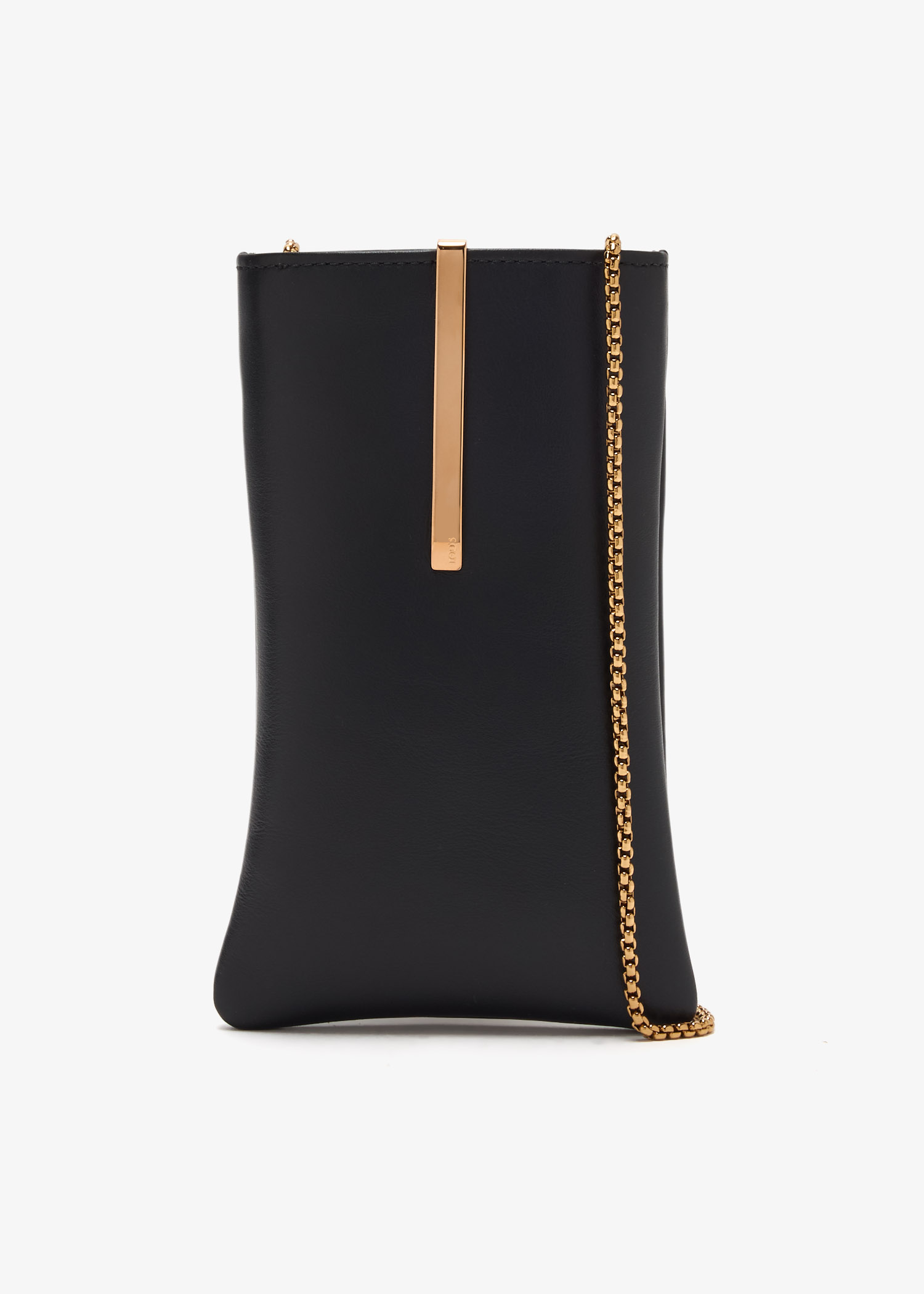 

Leather phone holder, Black