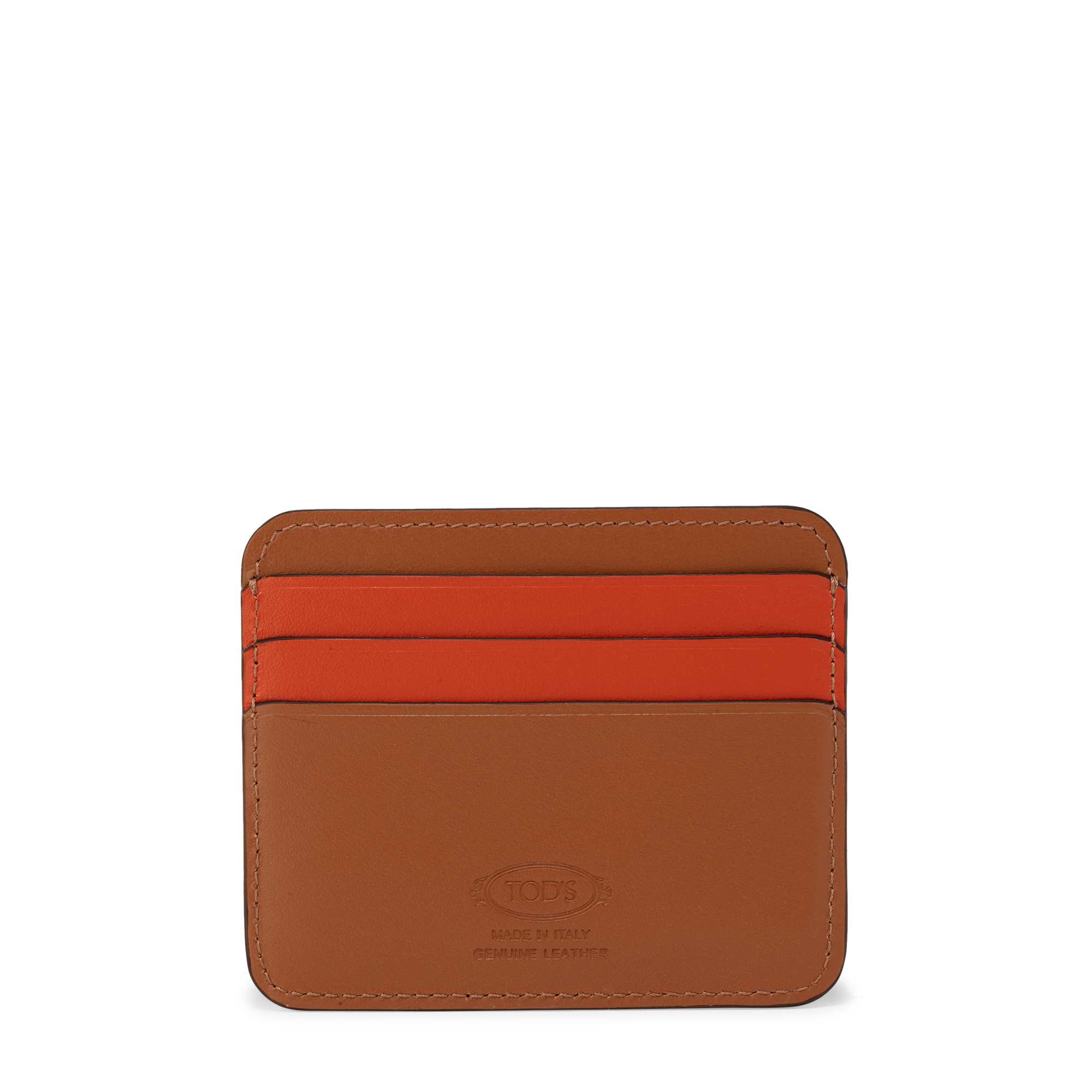 

Leather card holder, Brown