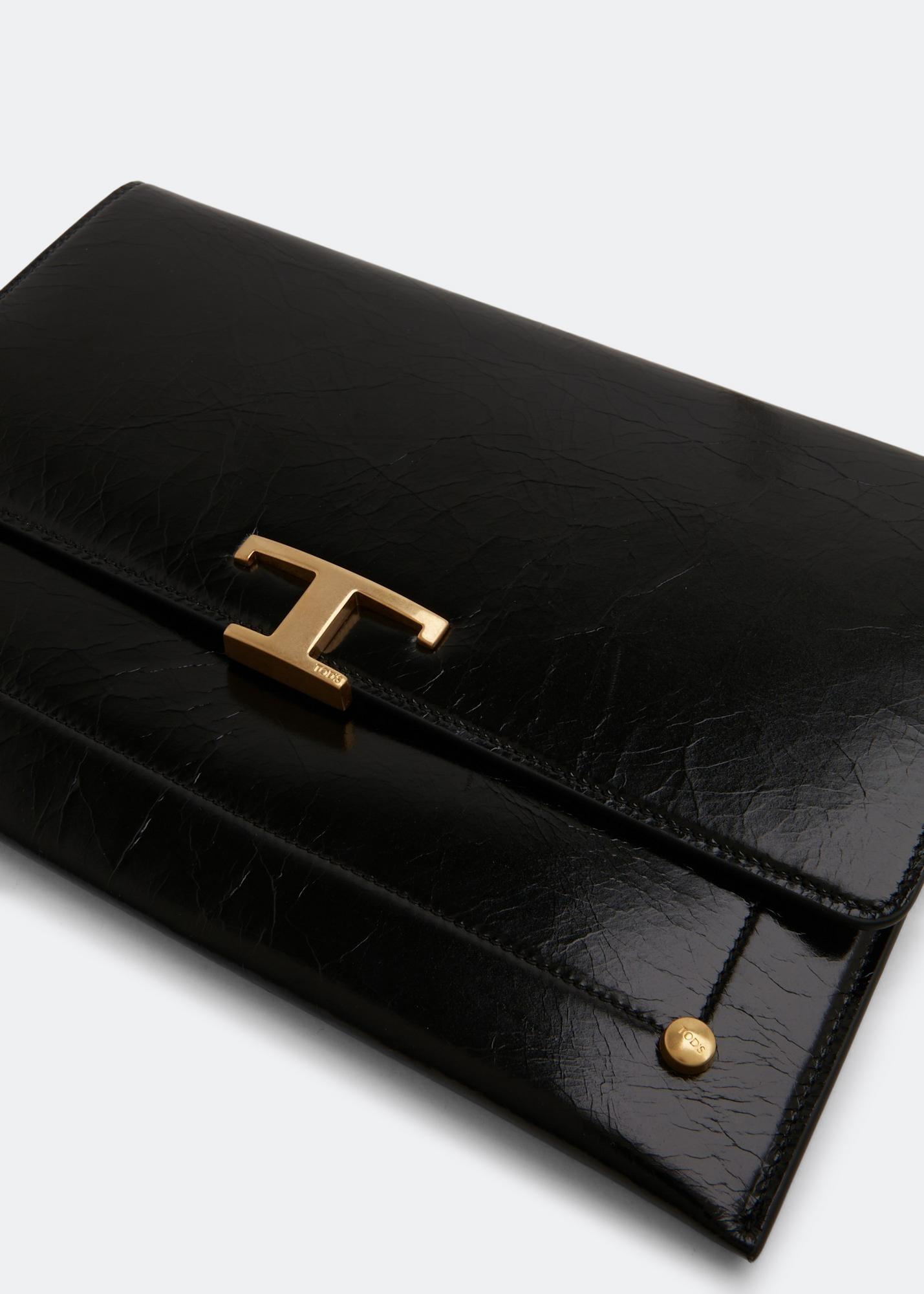 

Timeless large envelope clutch, Black