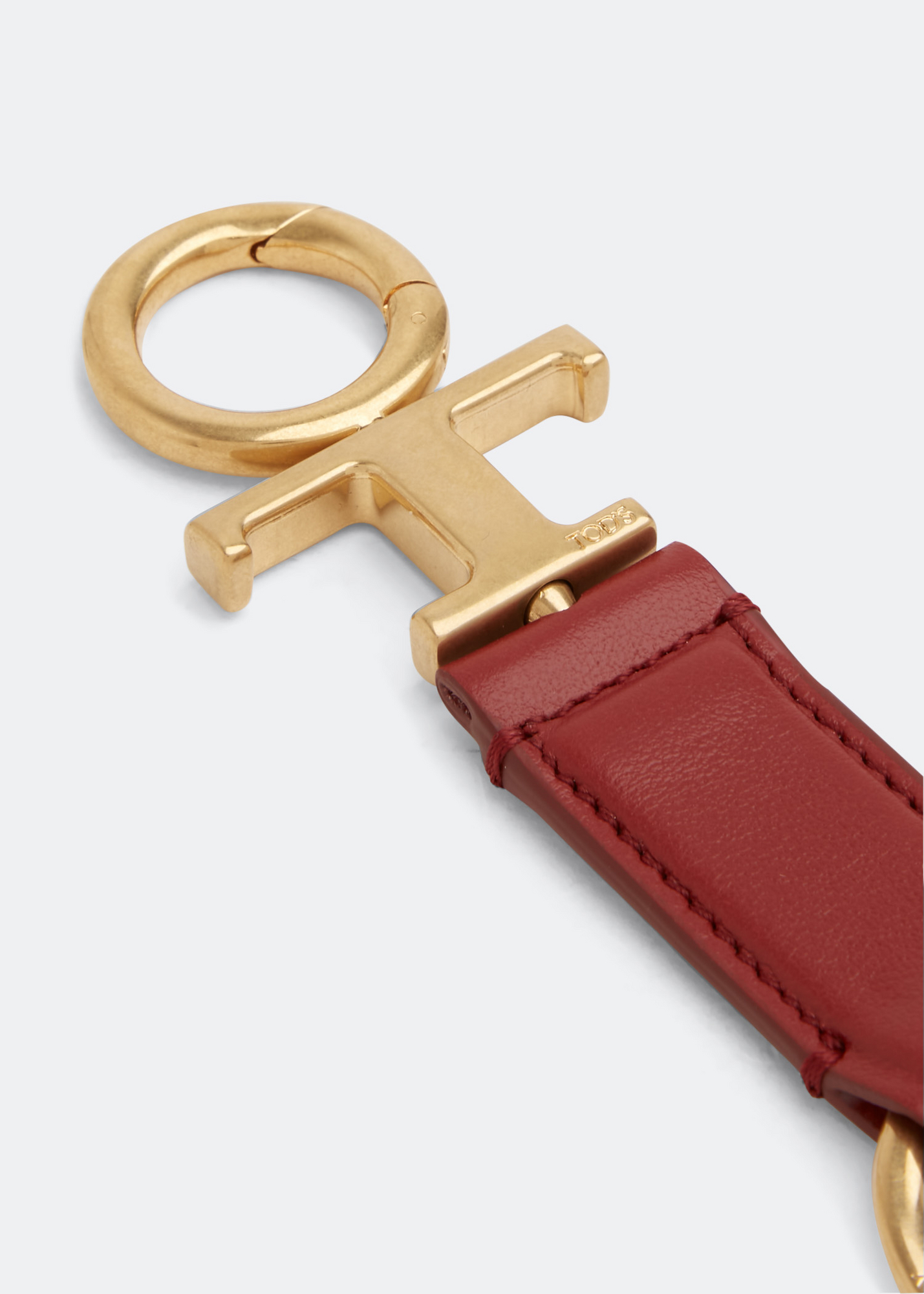 

Leather keyring, Brown