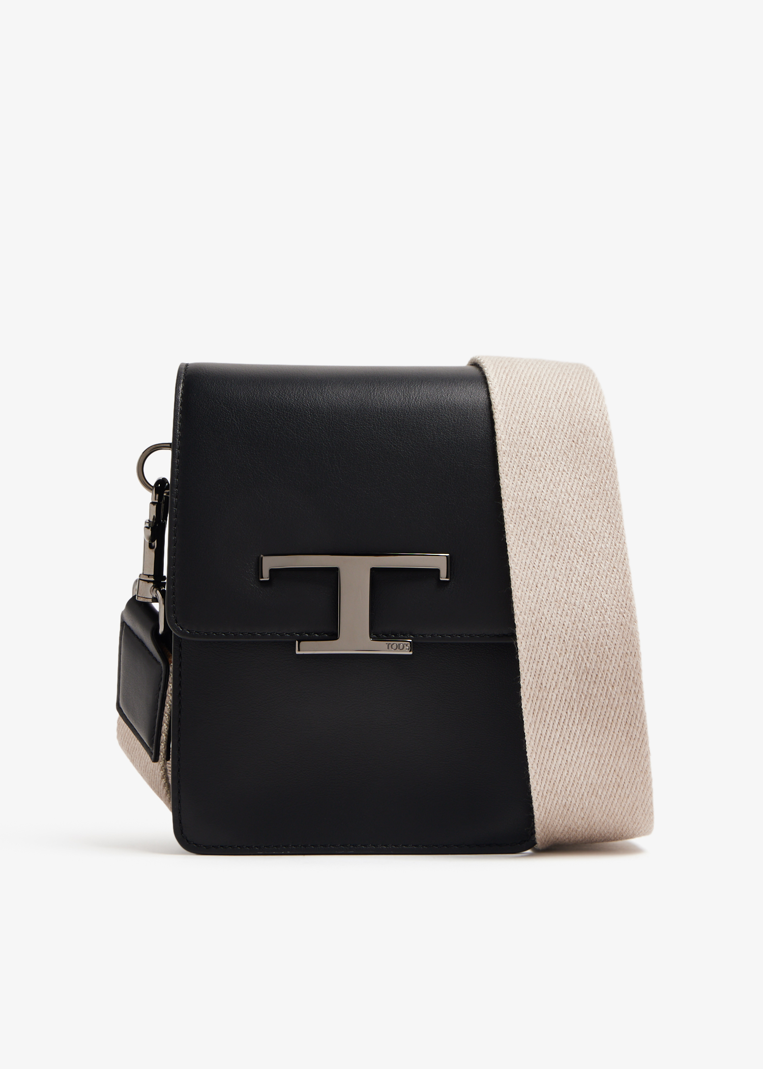 

T Timeless micro crossbody bag, Black