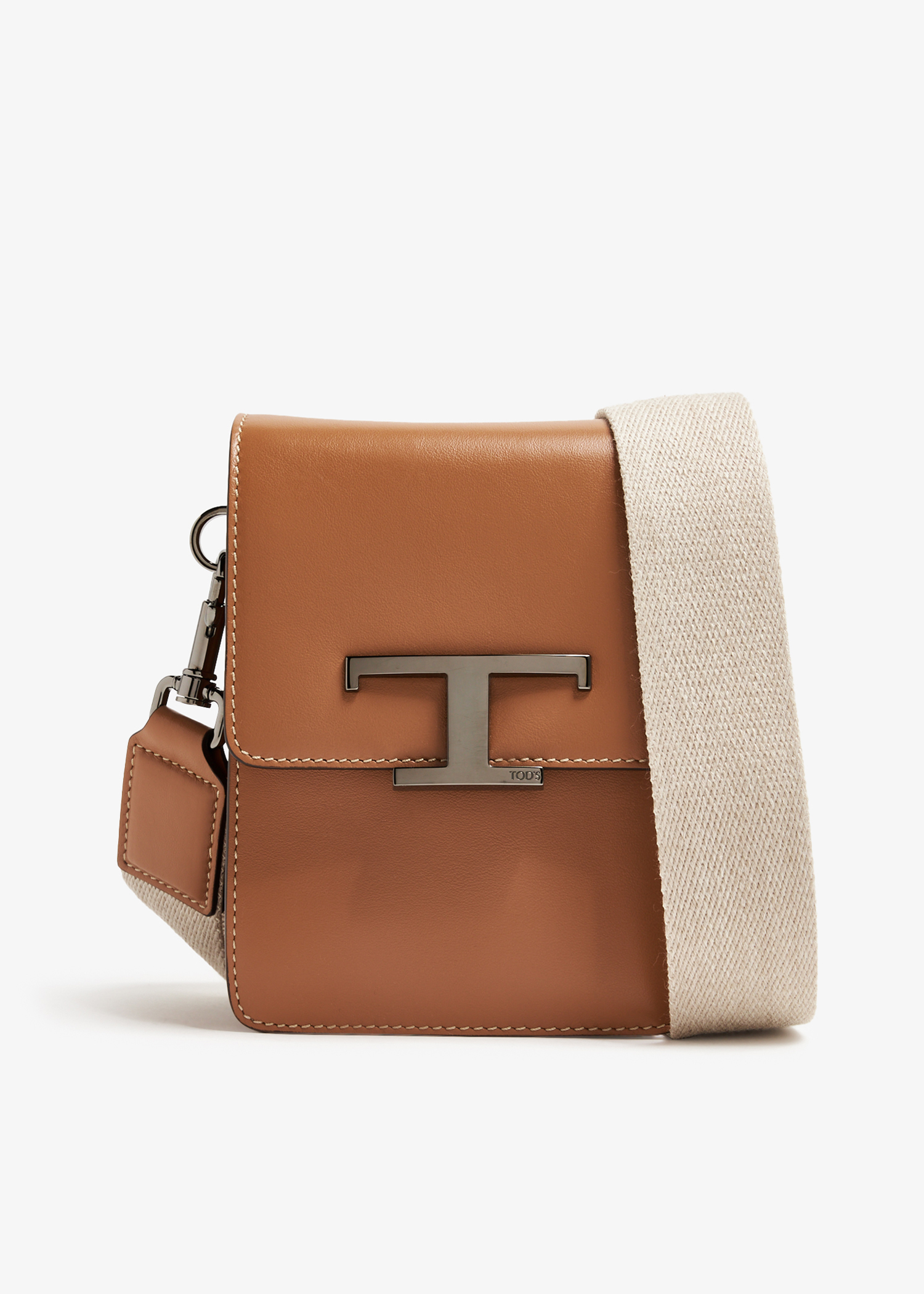 

T Timeless micro crossbody bag, Brown