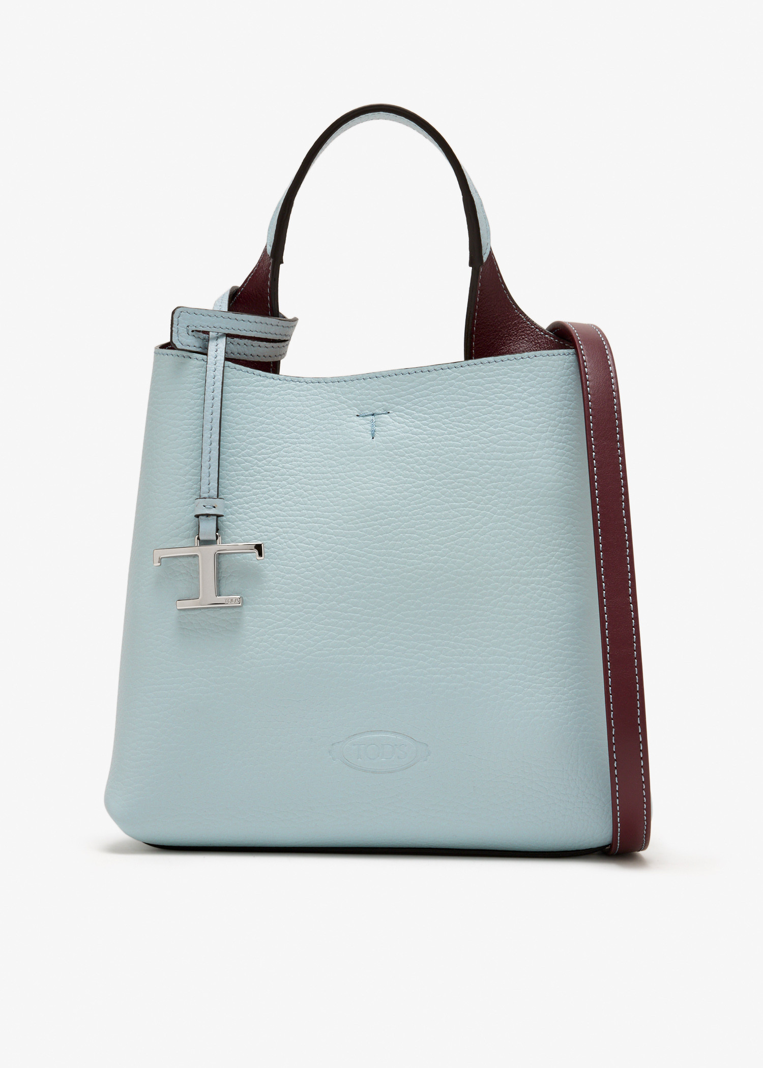 

Leather mini bag, Blue