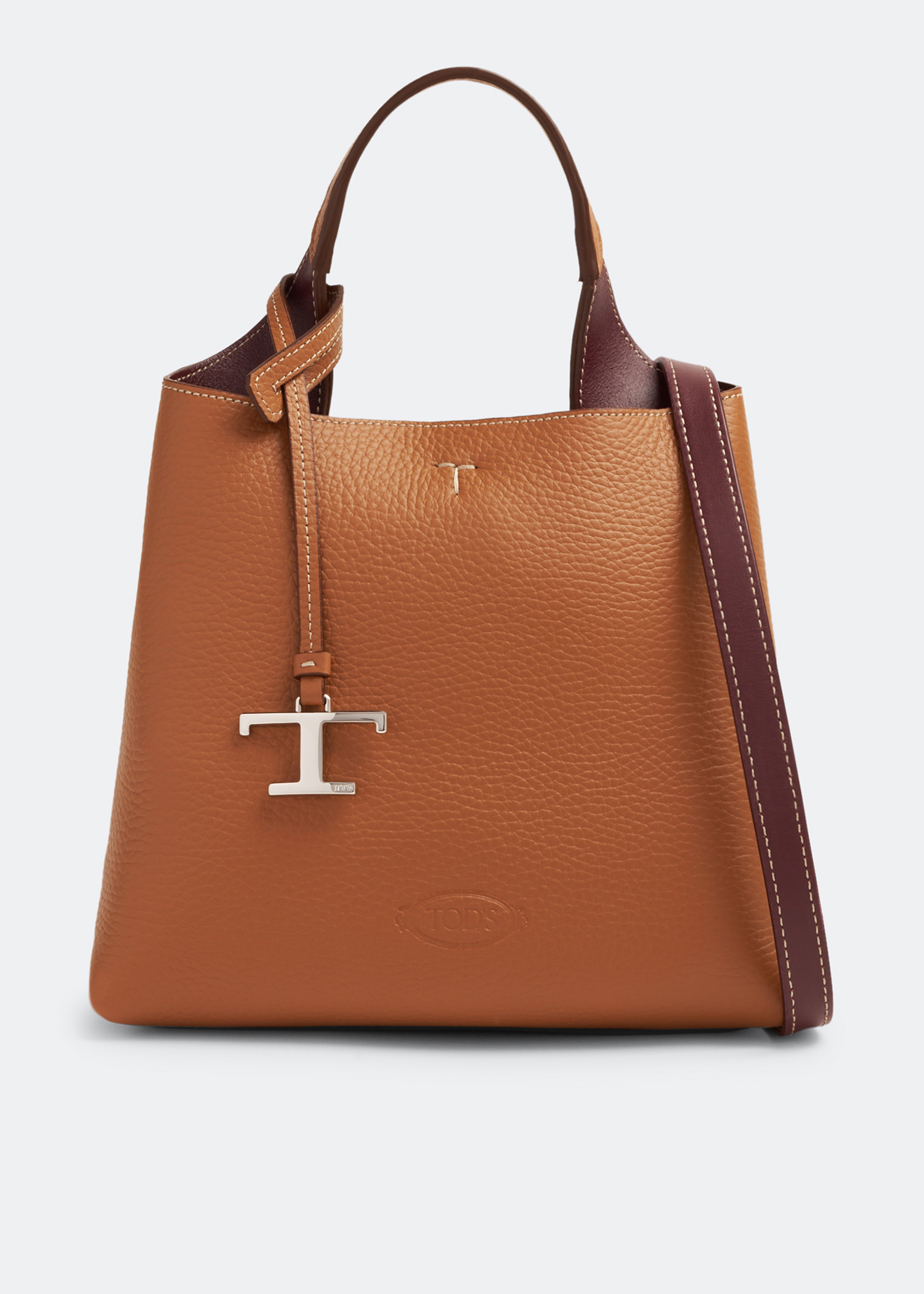 

Leather mini bag, Brown