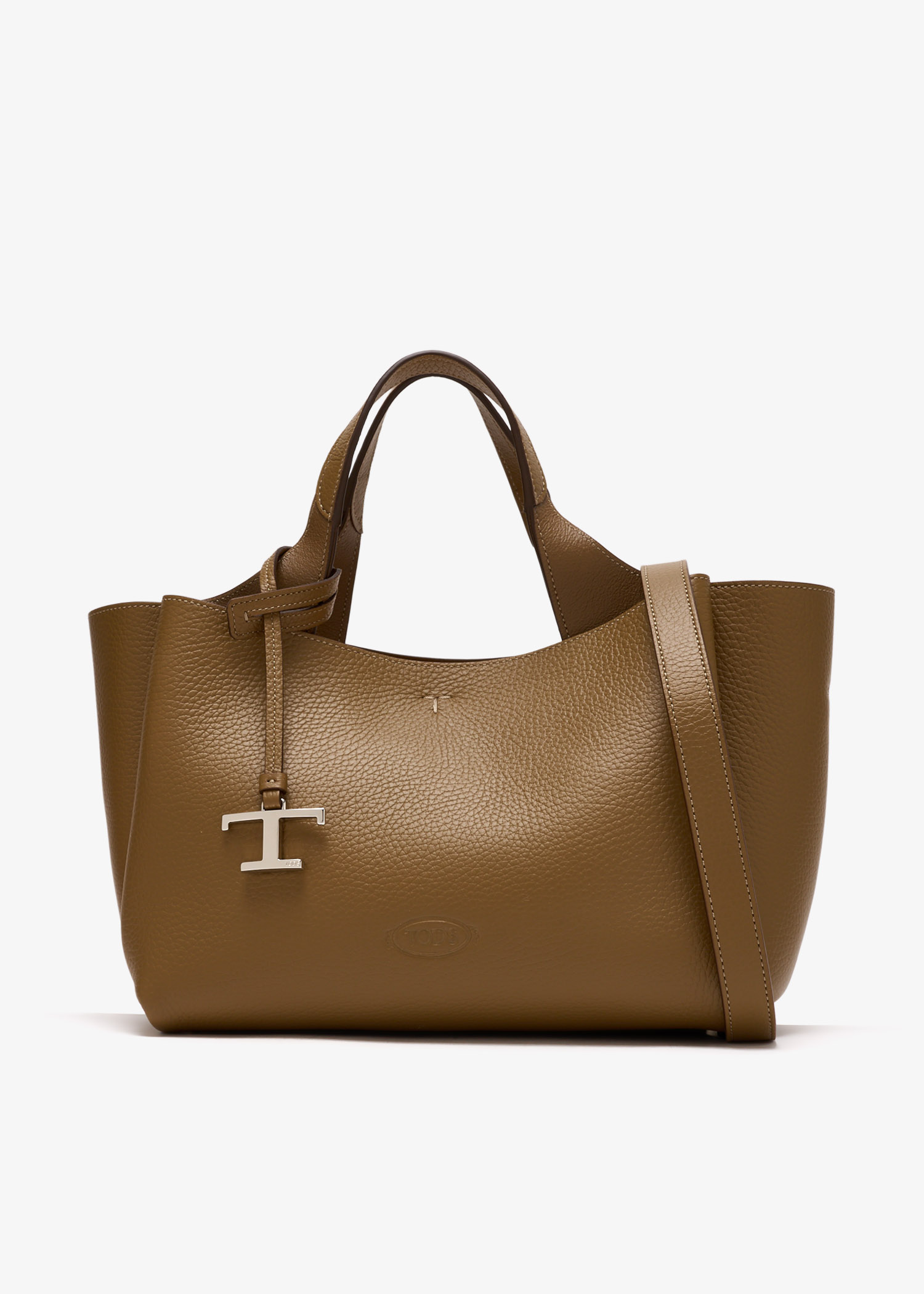 

Leather mini bag, Brown