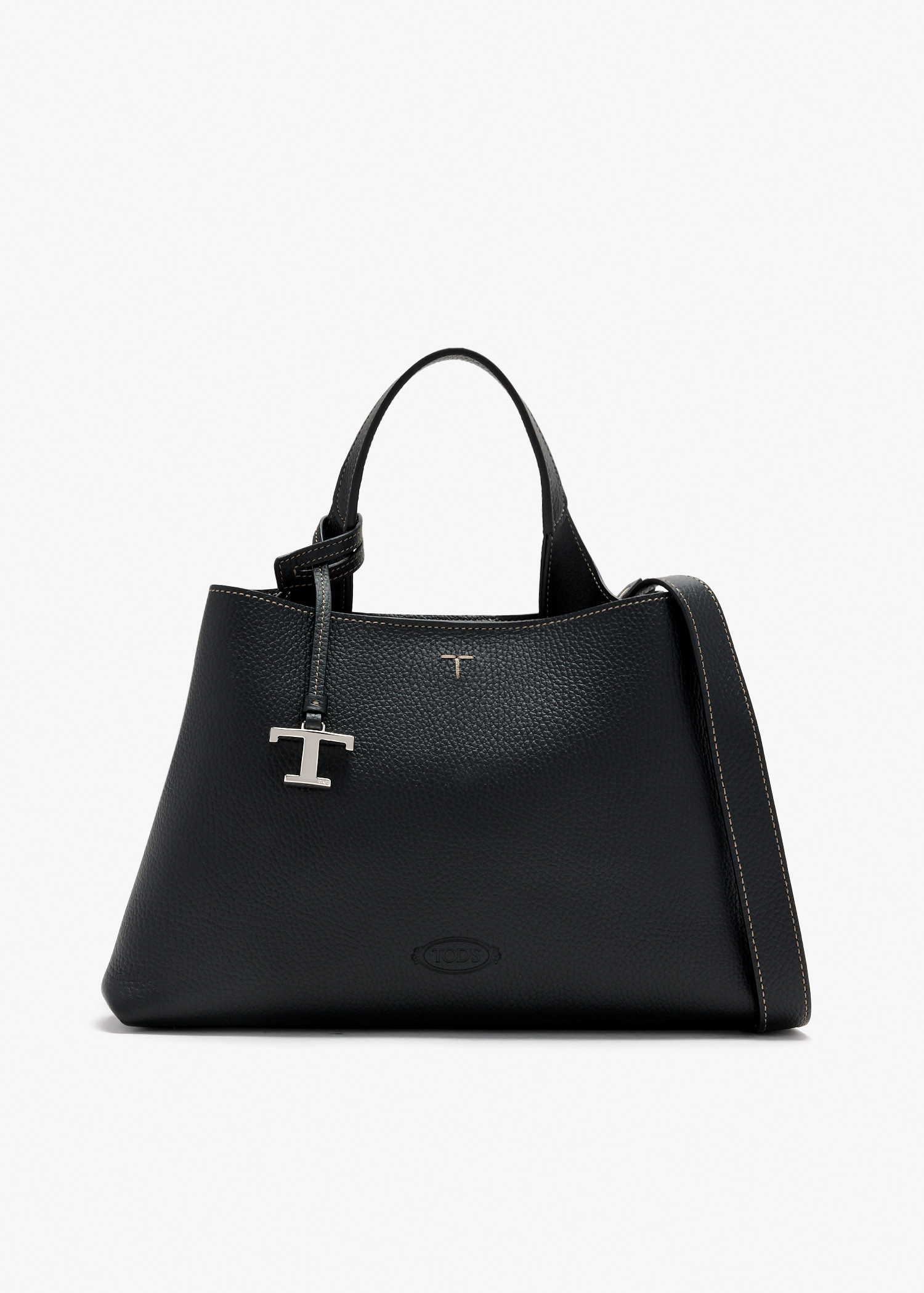 

Leather micro bag, Black