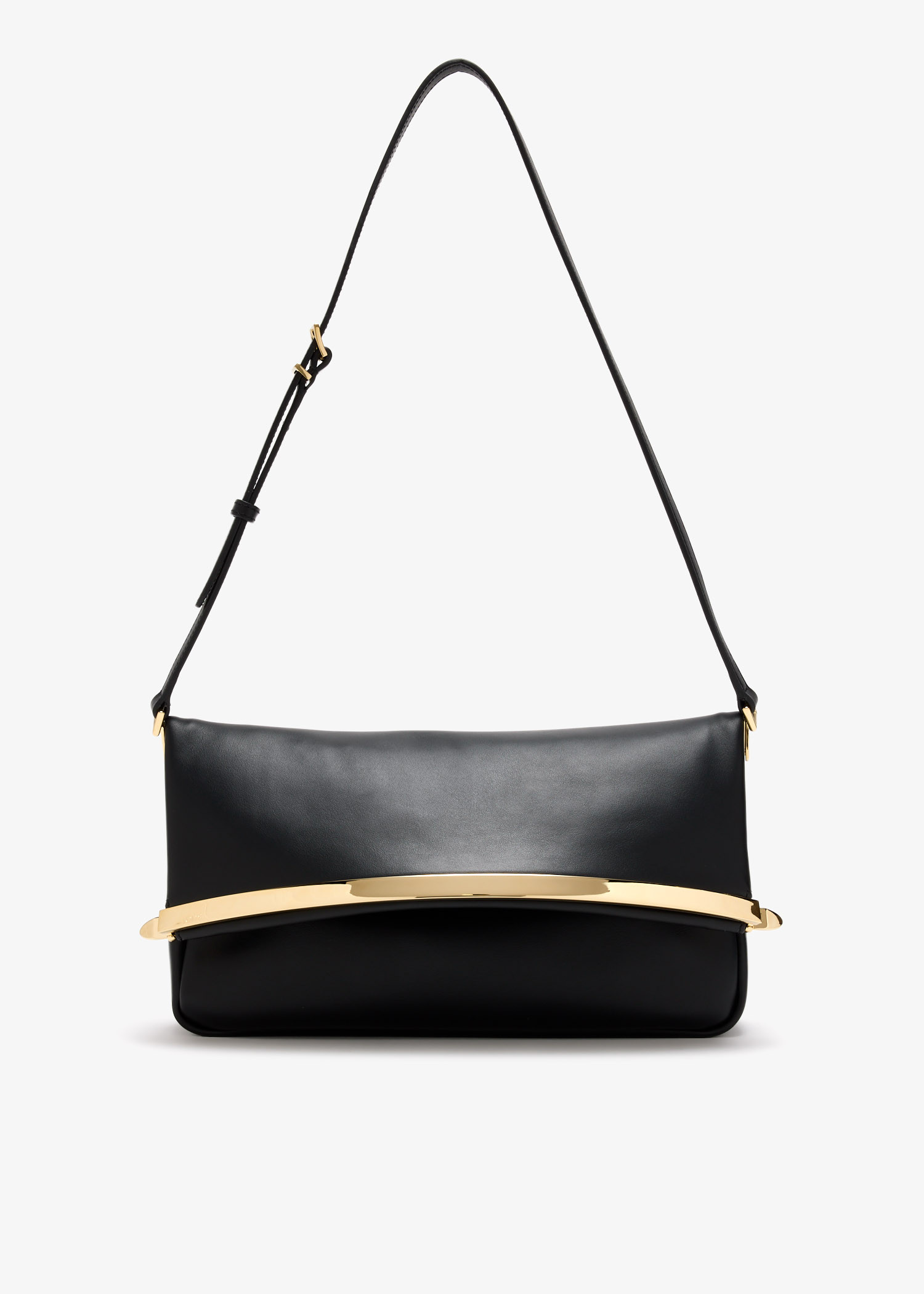 

Magenta small flap bag, Black