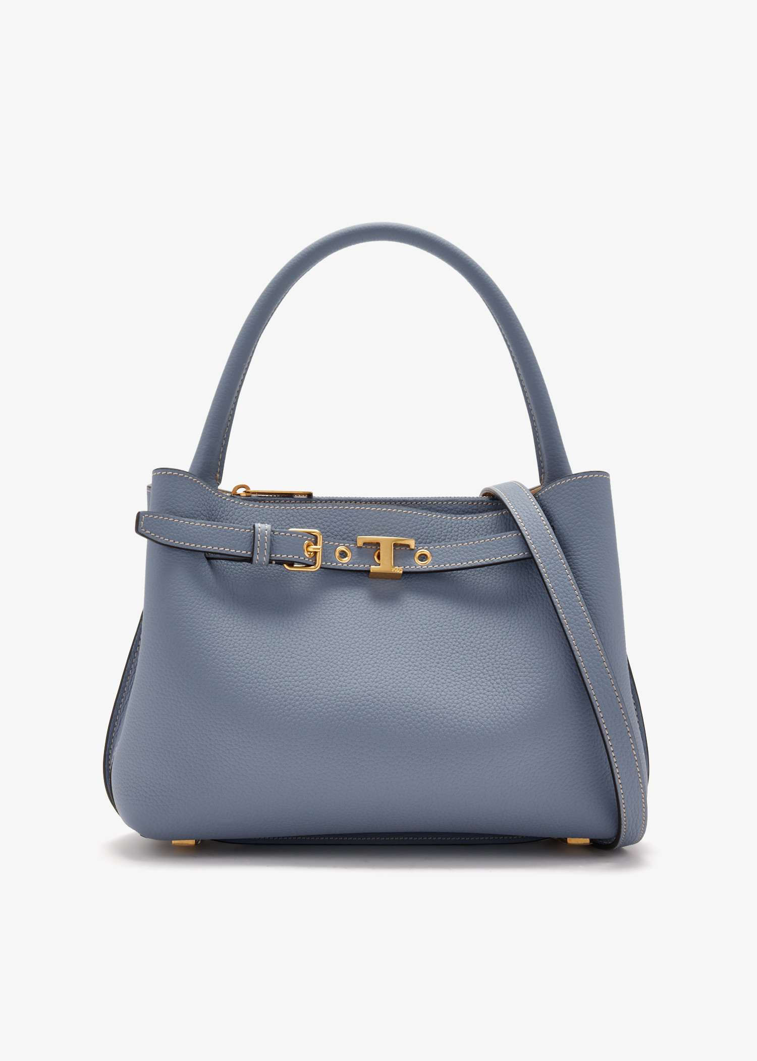 

Mini leather handbag, Blue