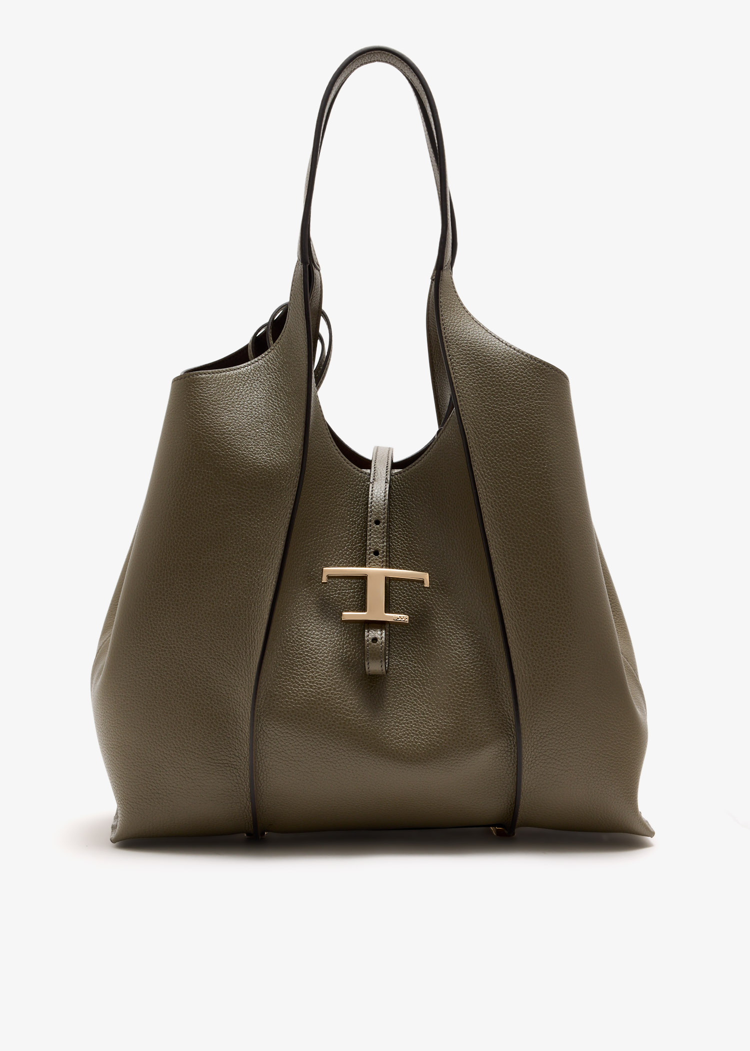 

T Timeless medium shopping bag, Khaki