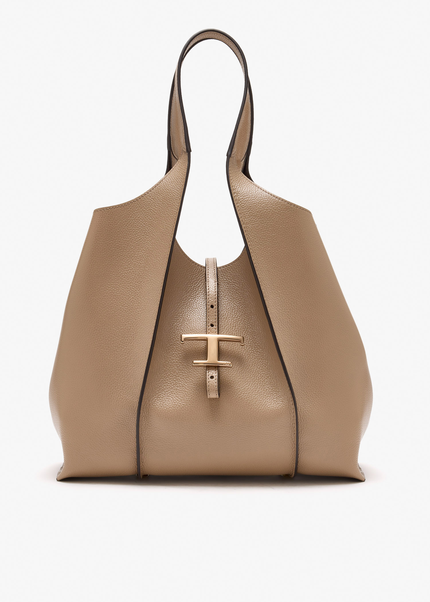 

T Timeless medium shopping bag, Brown