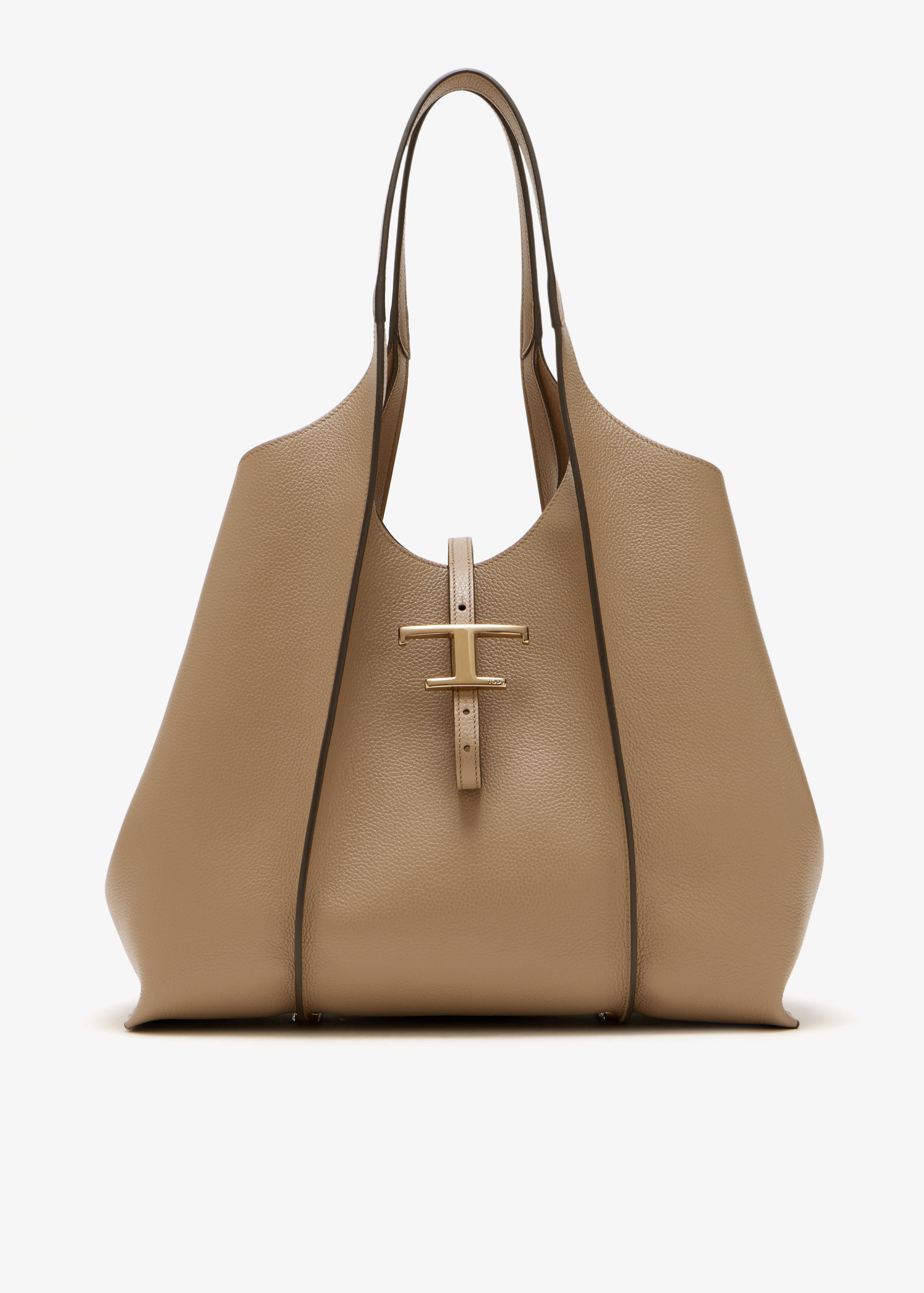 

T Timeless medium shopping bag, Beige