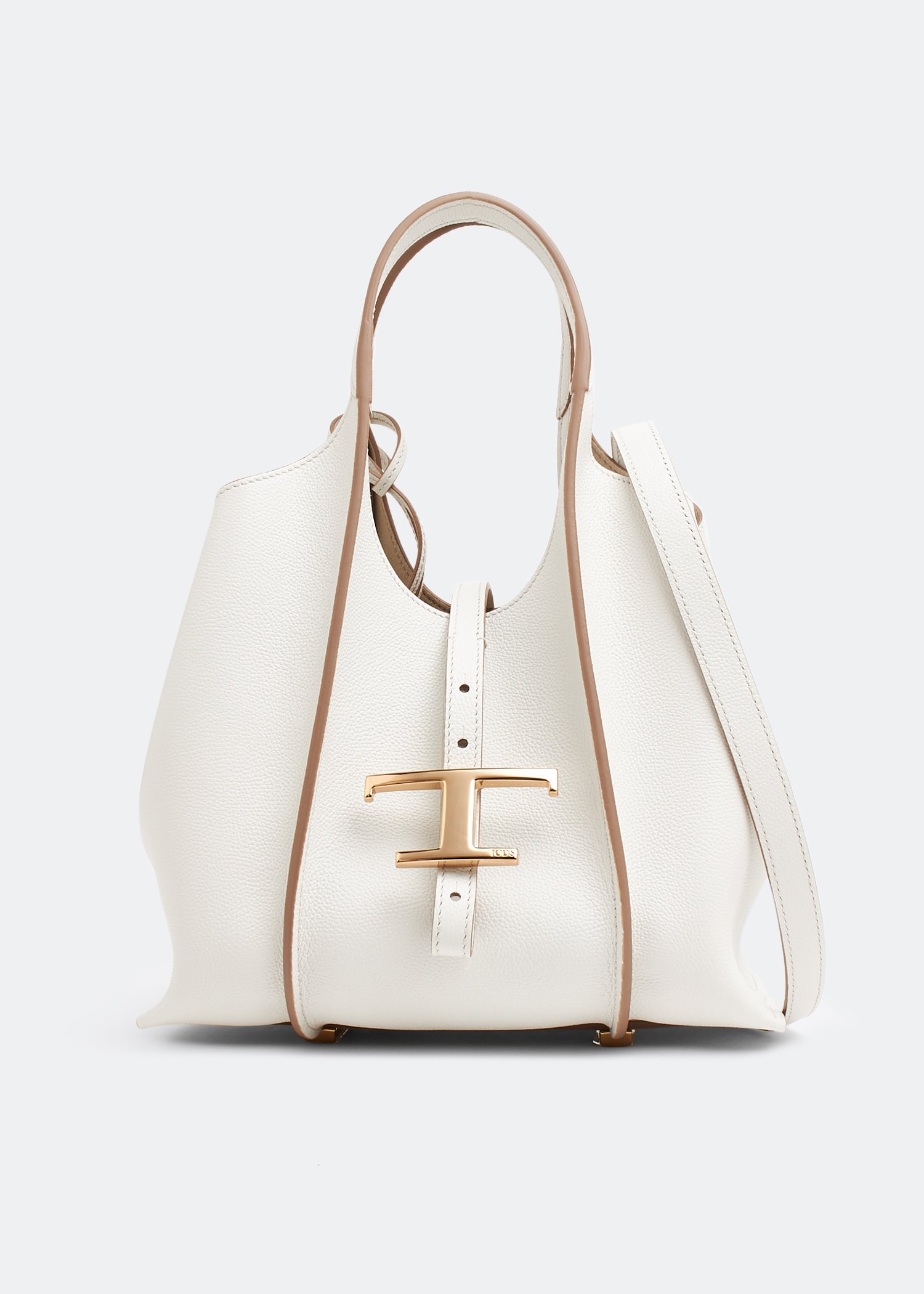 

Timeless mini shopping bag, White