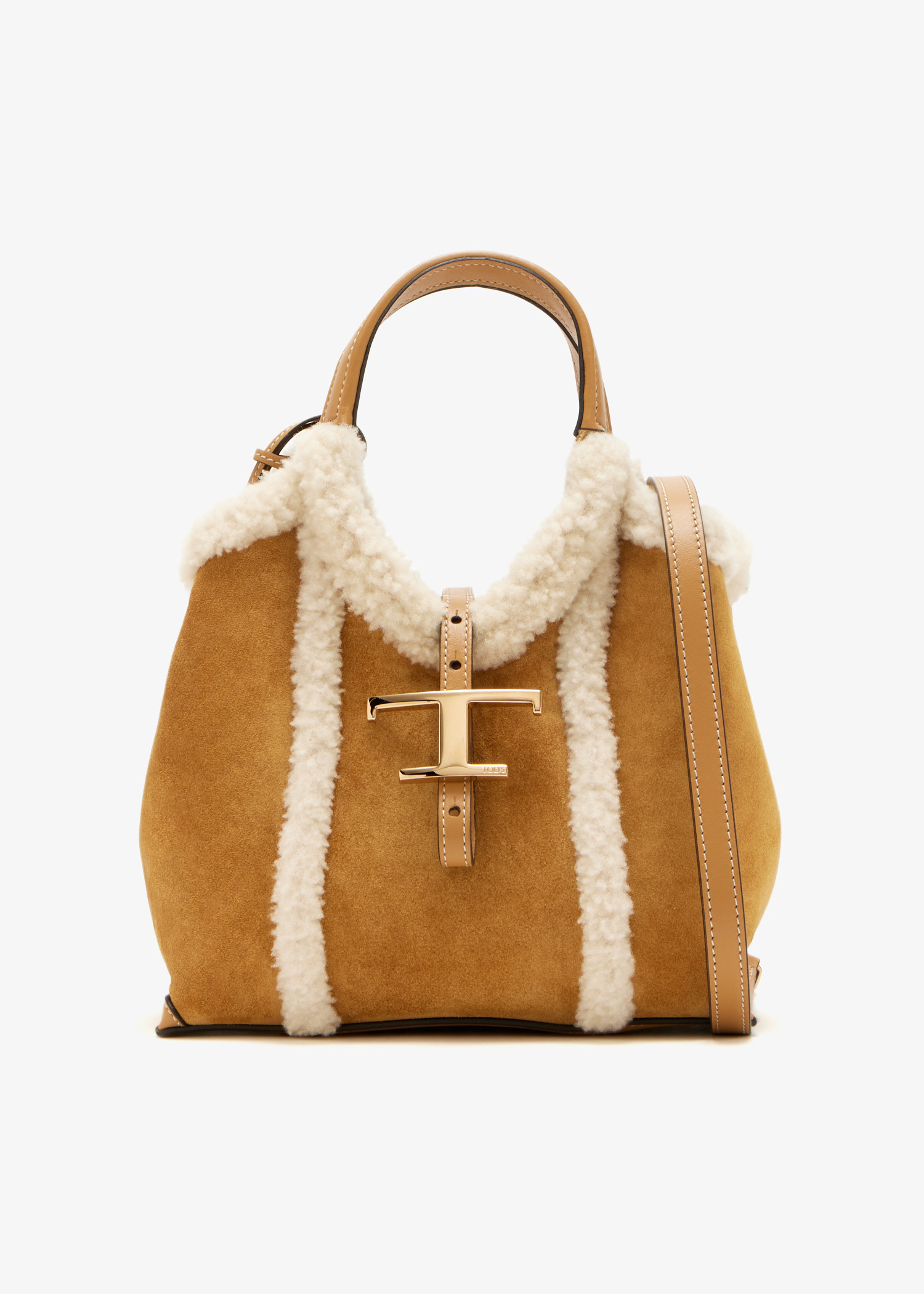 

T Timeless mini shopping bag, Brown