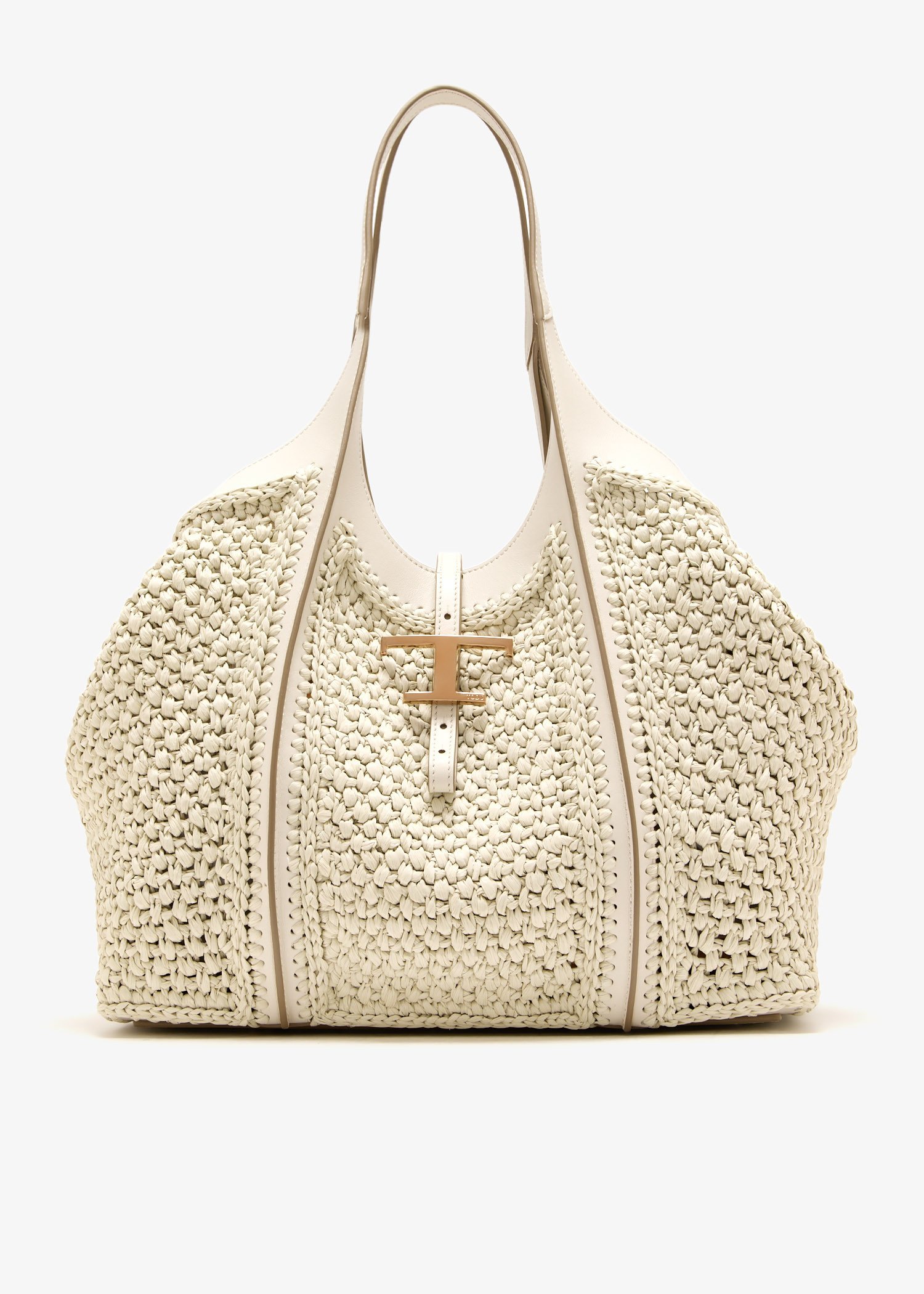 

T Timeless medium shopping bag, White