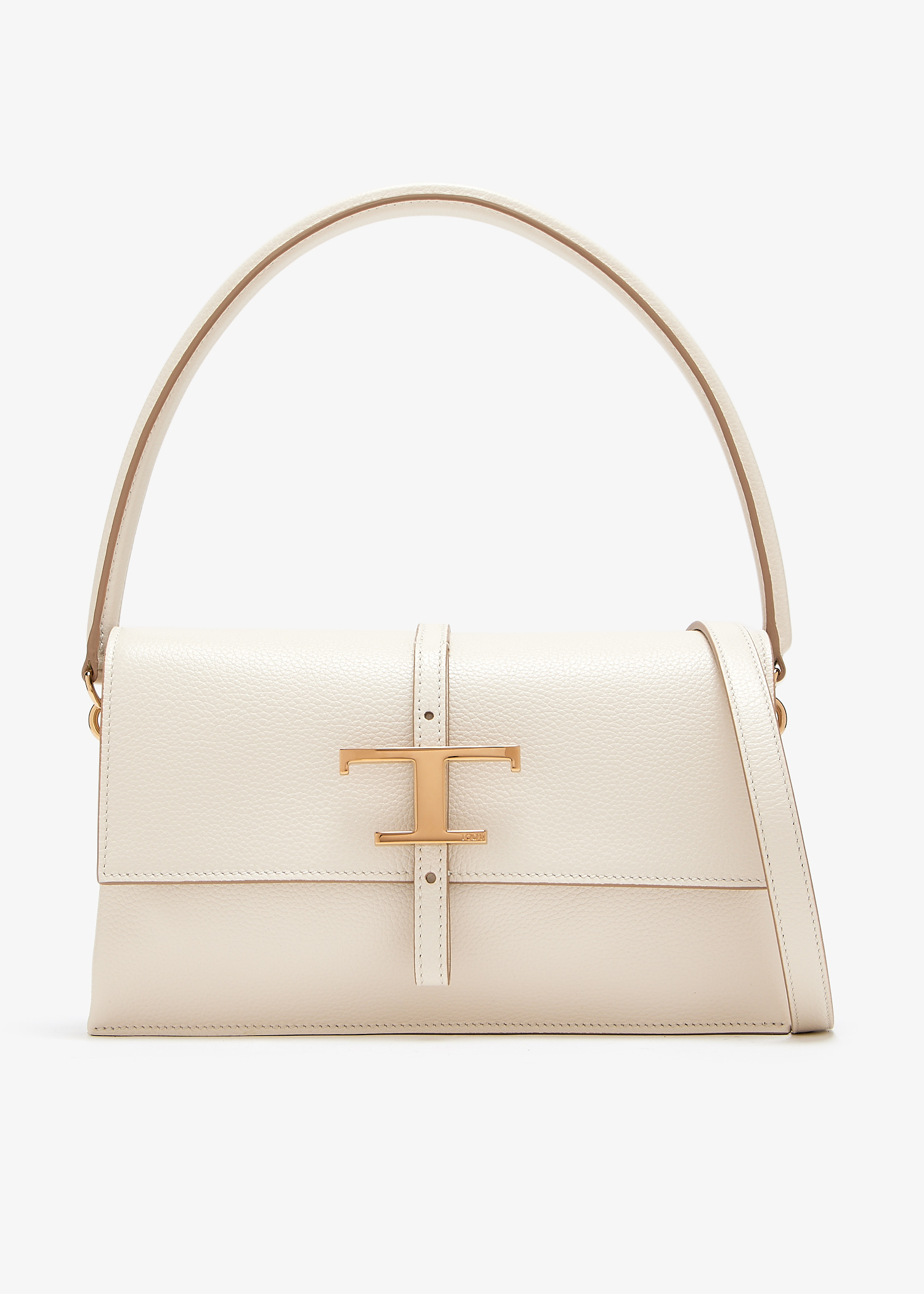 

T Timeless mini flap bag, Cream