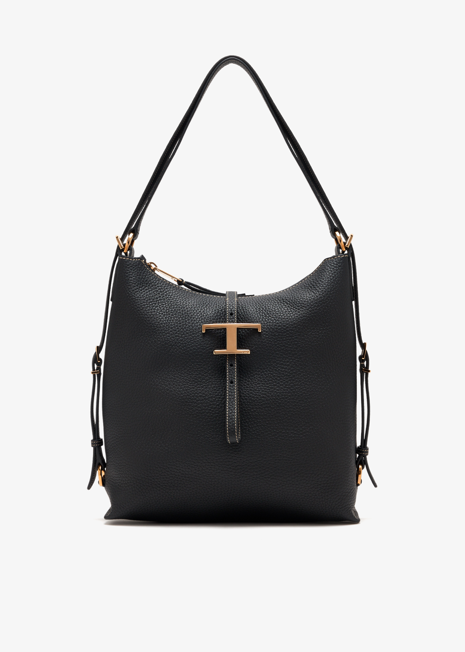 

T Timeless shoulder bag, Black