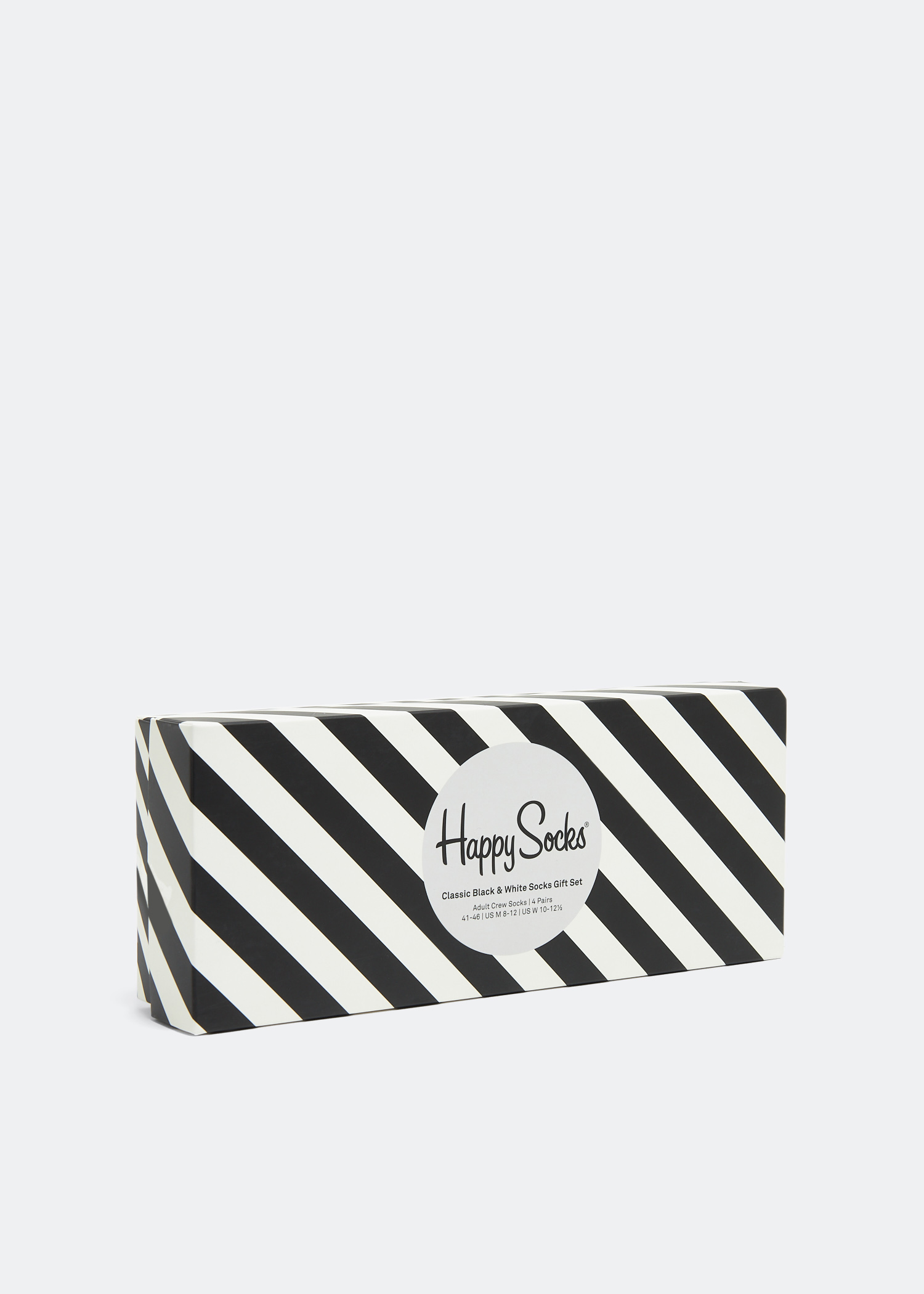 

4-Pack Classic Black & White socks Gift Box