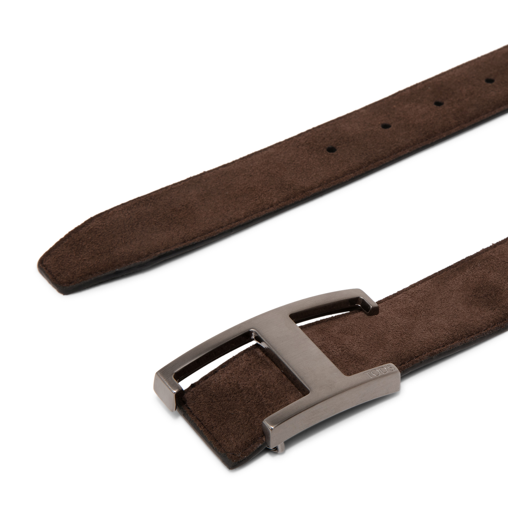 

Timeless suede belt, Brown