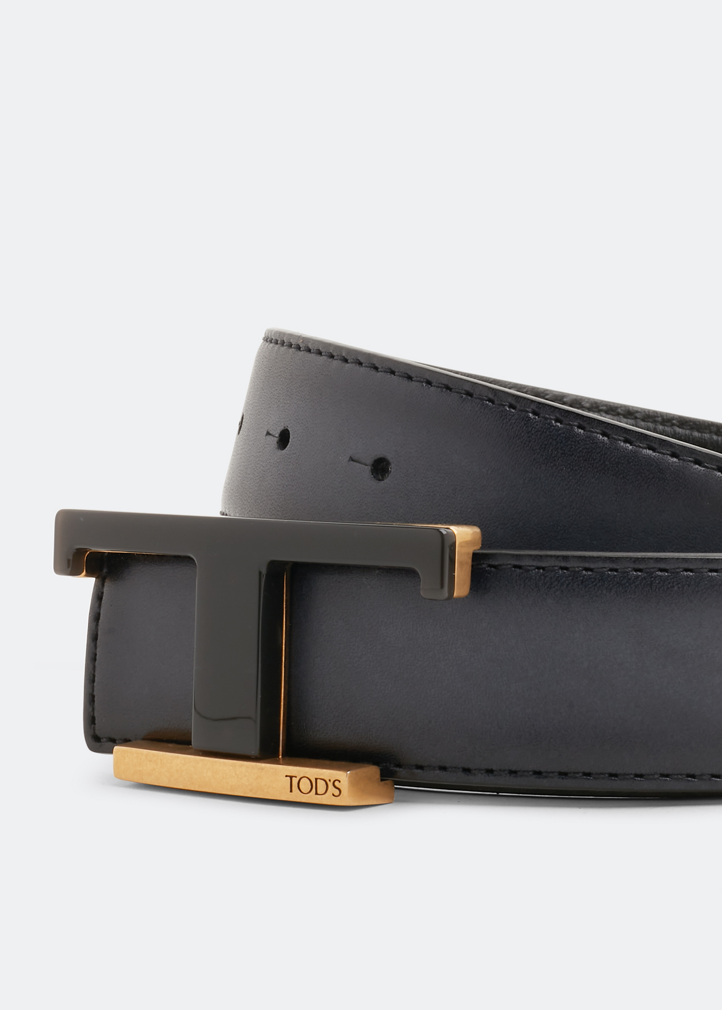 

Timeless leather belt, Black