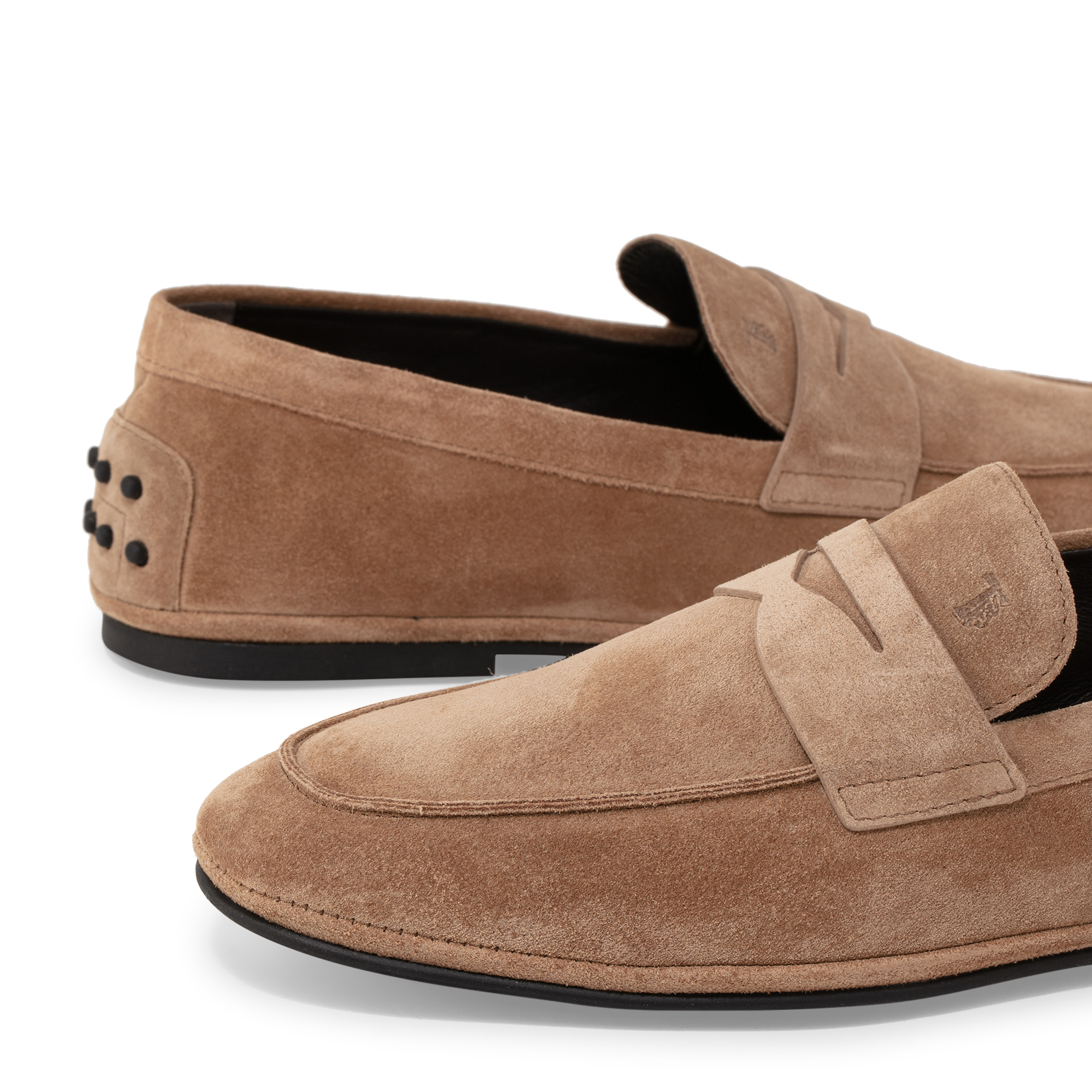 

Suede loafers, Beige