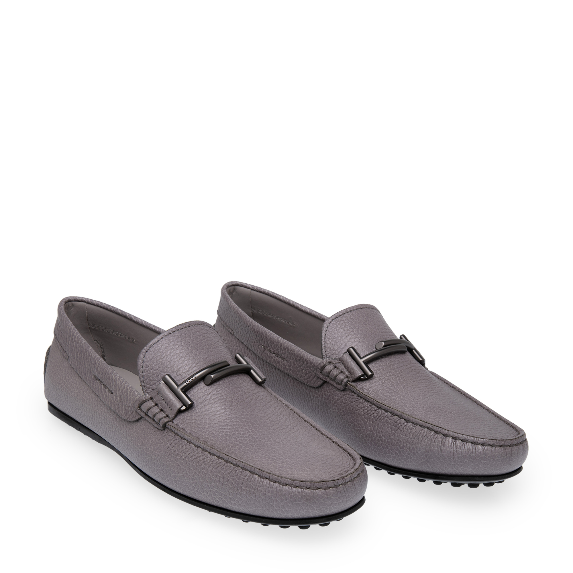 

Gommini leather driving shoes, Grey