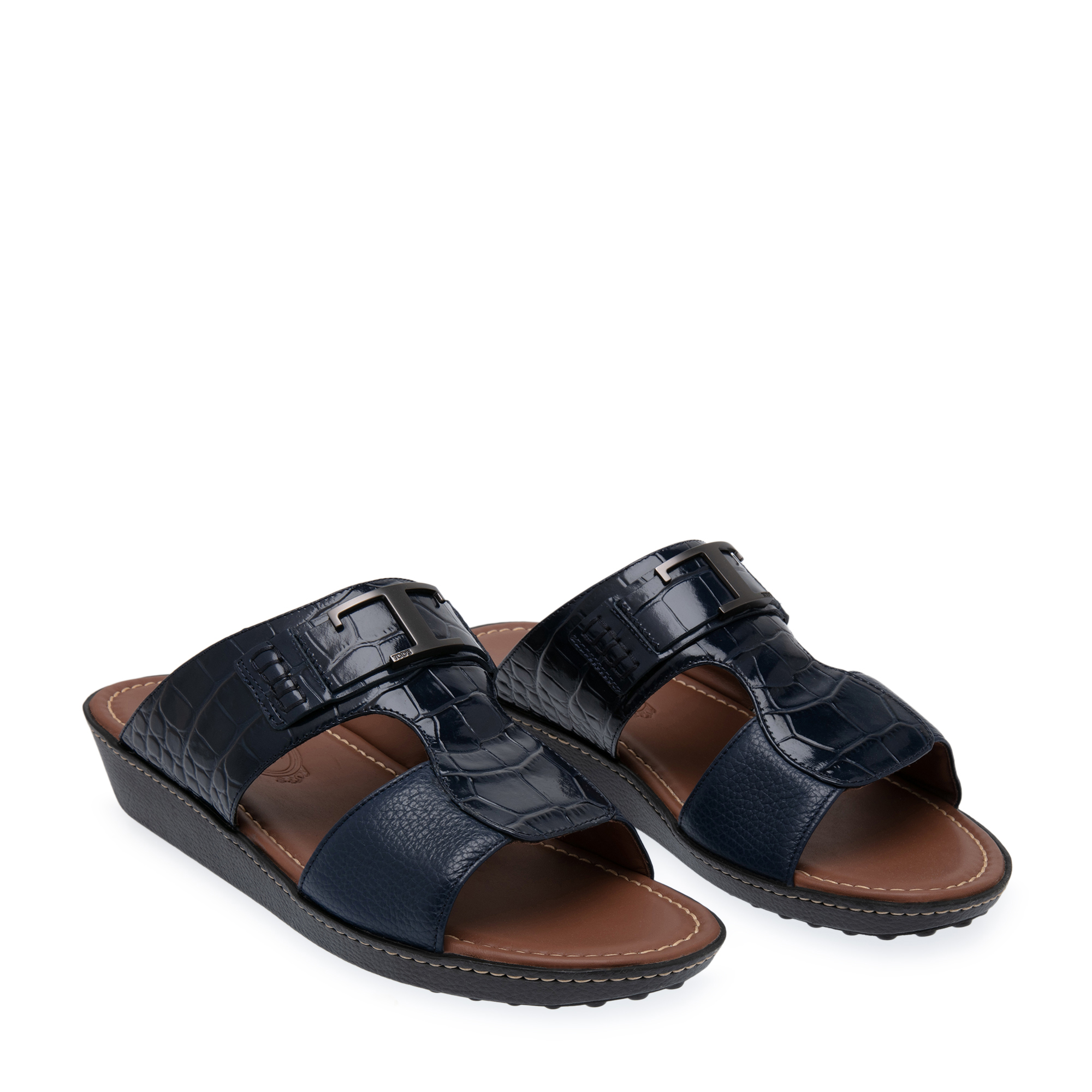 

Leather sandals, Blue