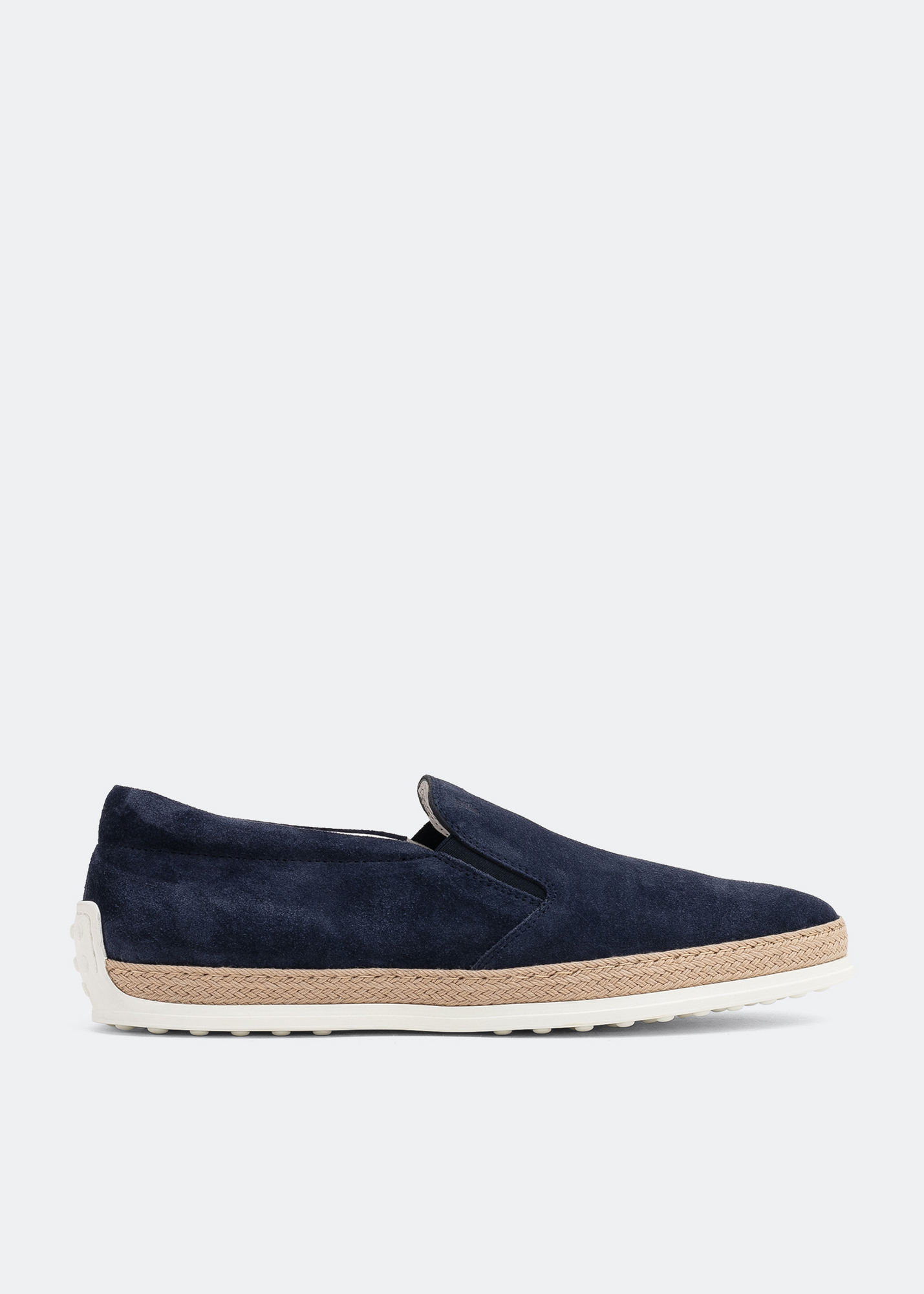 

Suede slip-on loafers, Blue