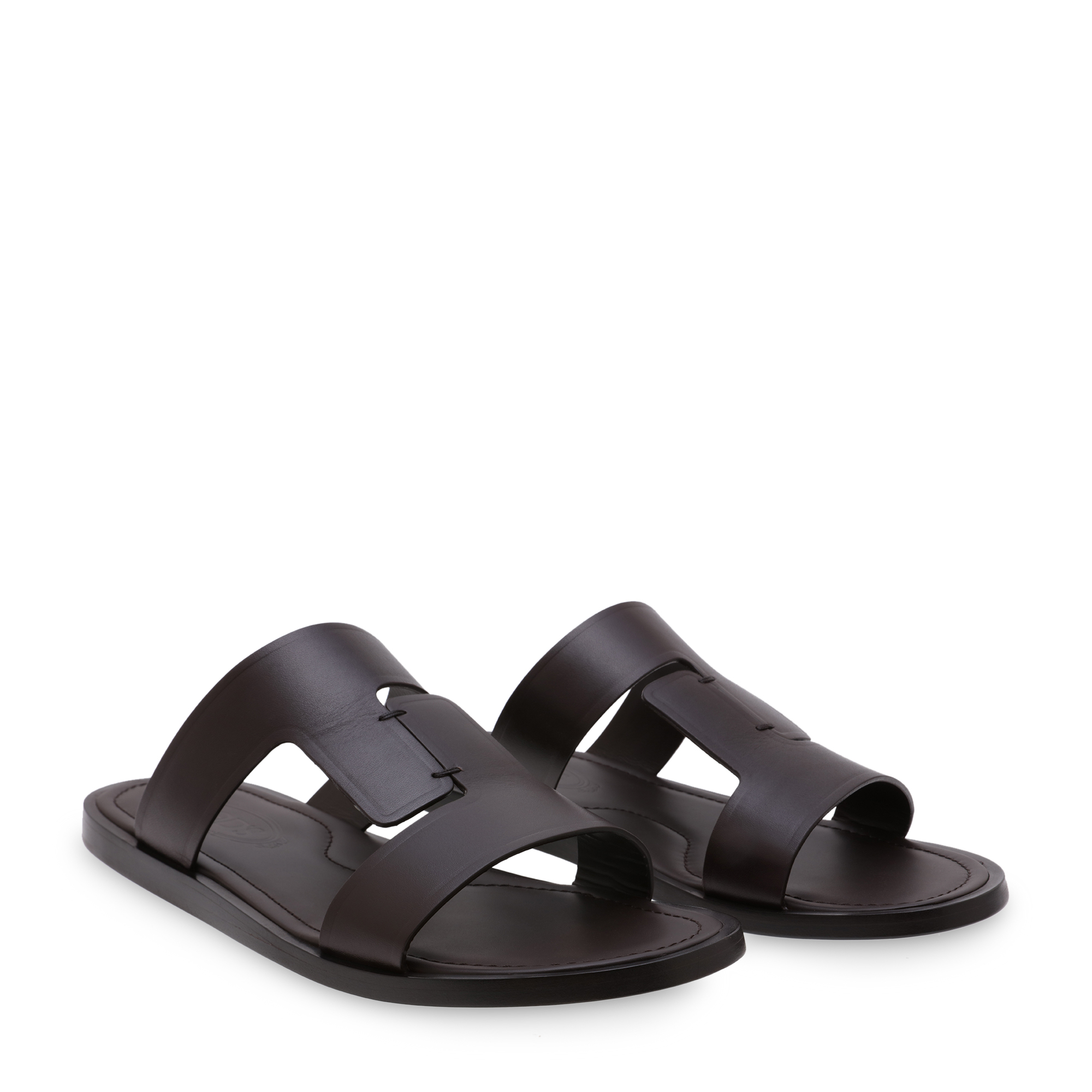 

Leather sandals, Brown