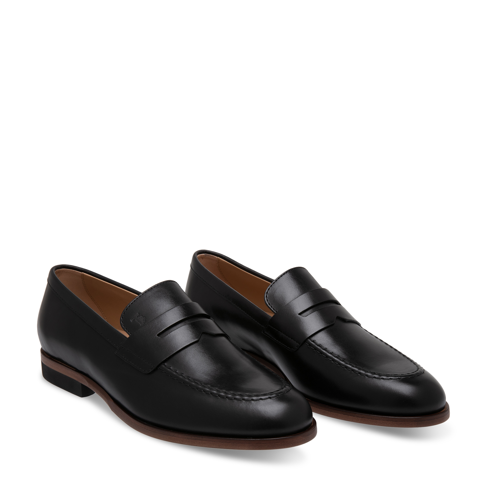 

Leather loafers, Black