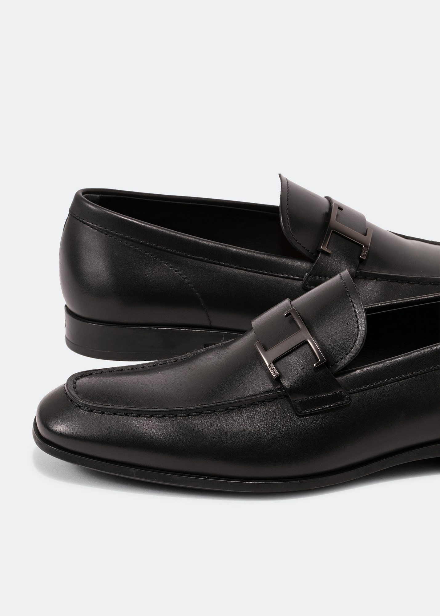

Leather loafers, Black