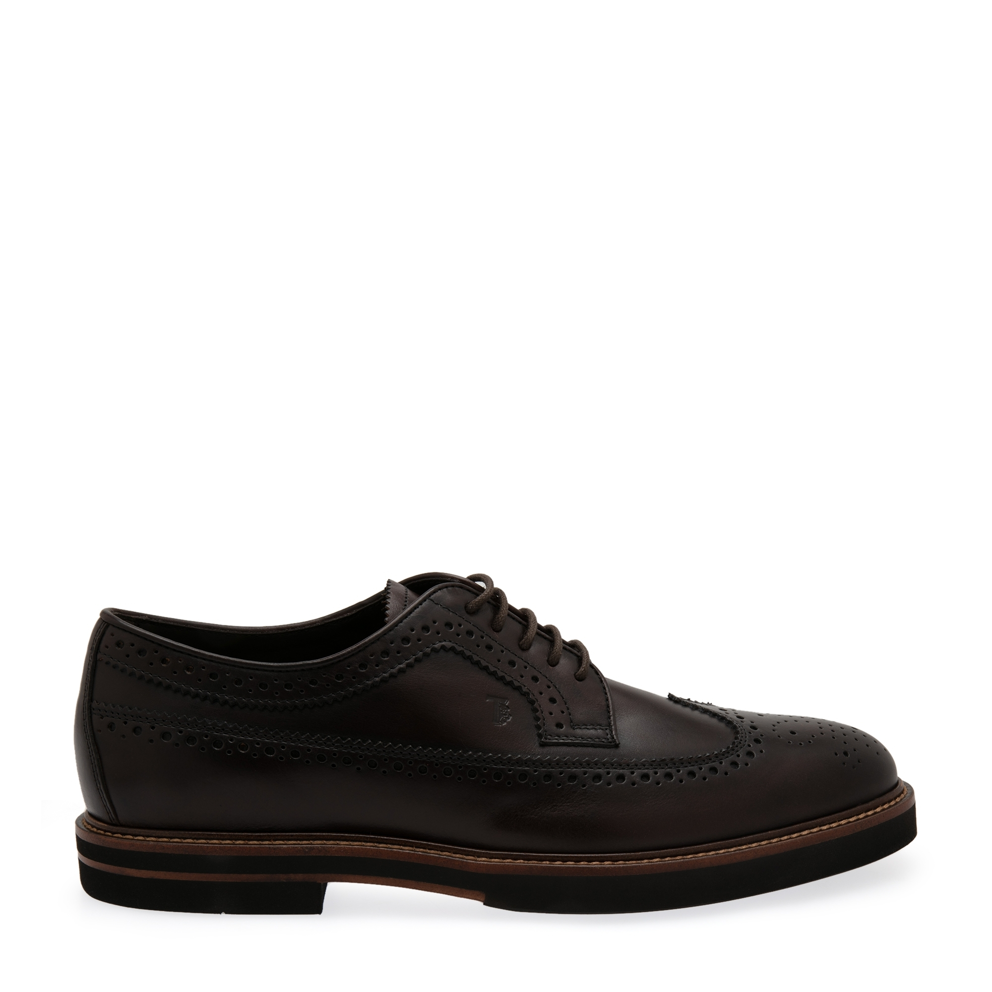 Leather oxford brogues, Black