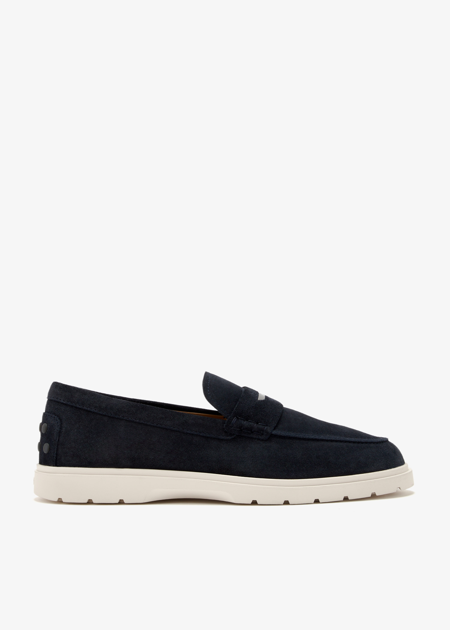 

Suede loafers, Navy