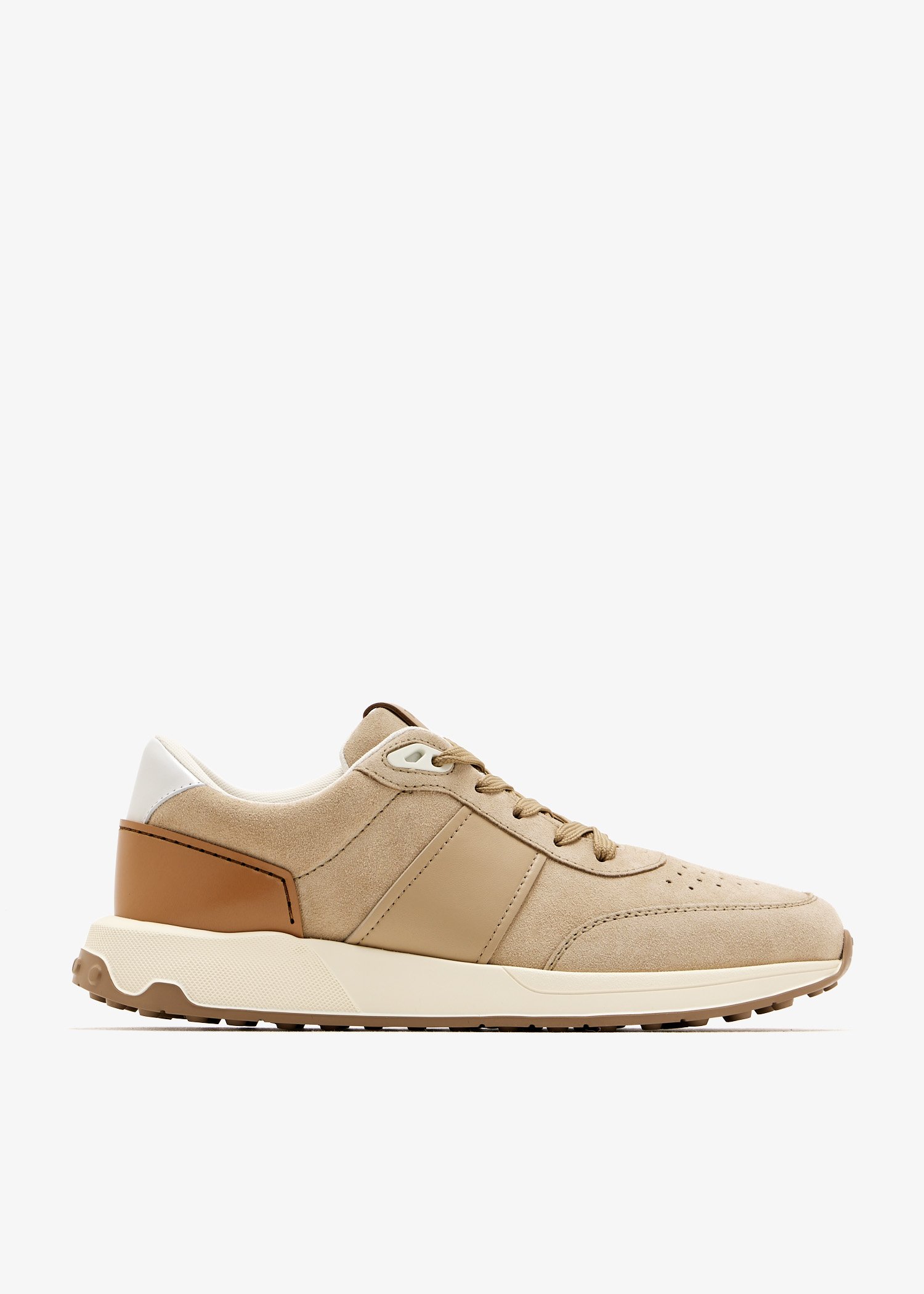 

Suede sneakers, Beige