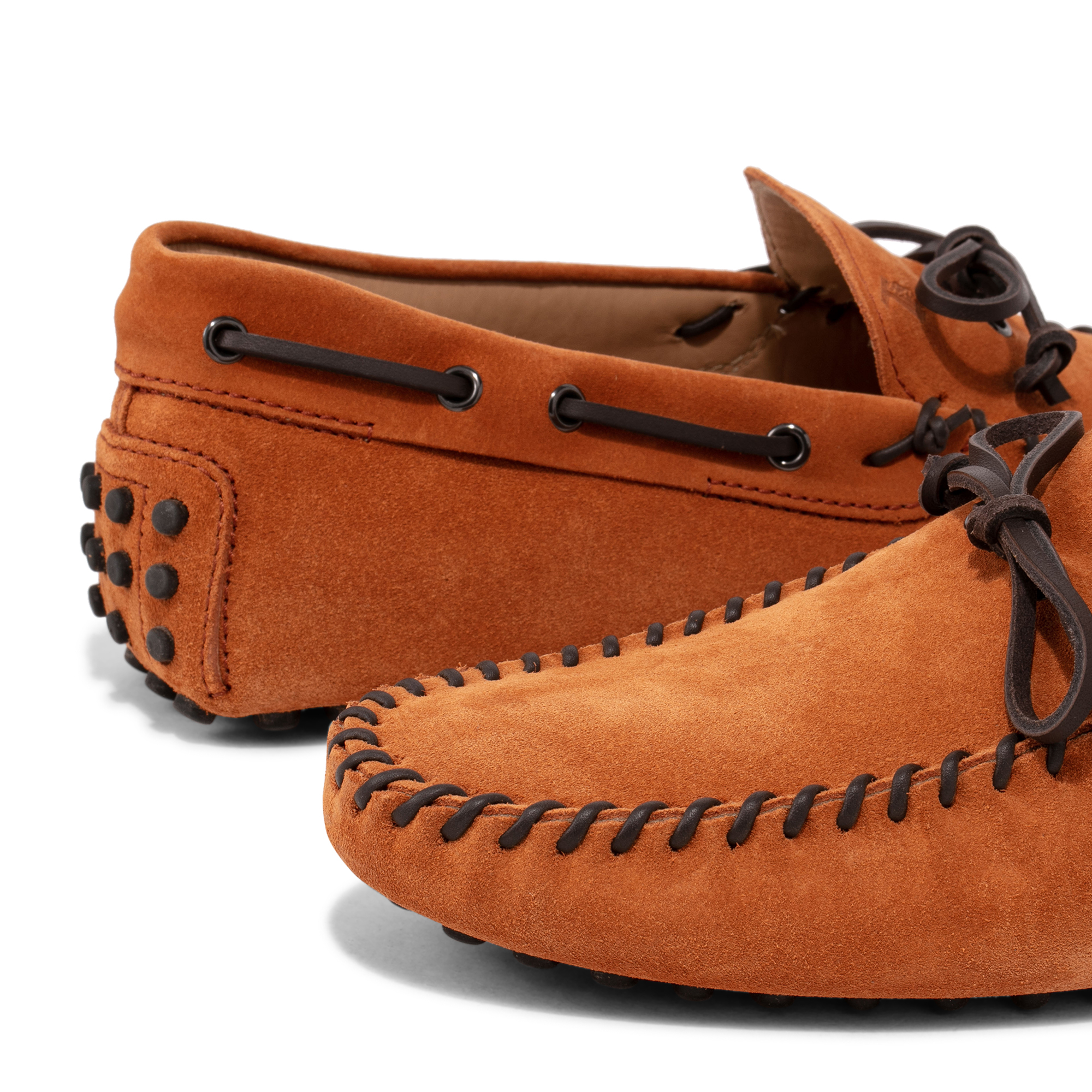 

Gommino suede driving shoes, Orange
