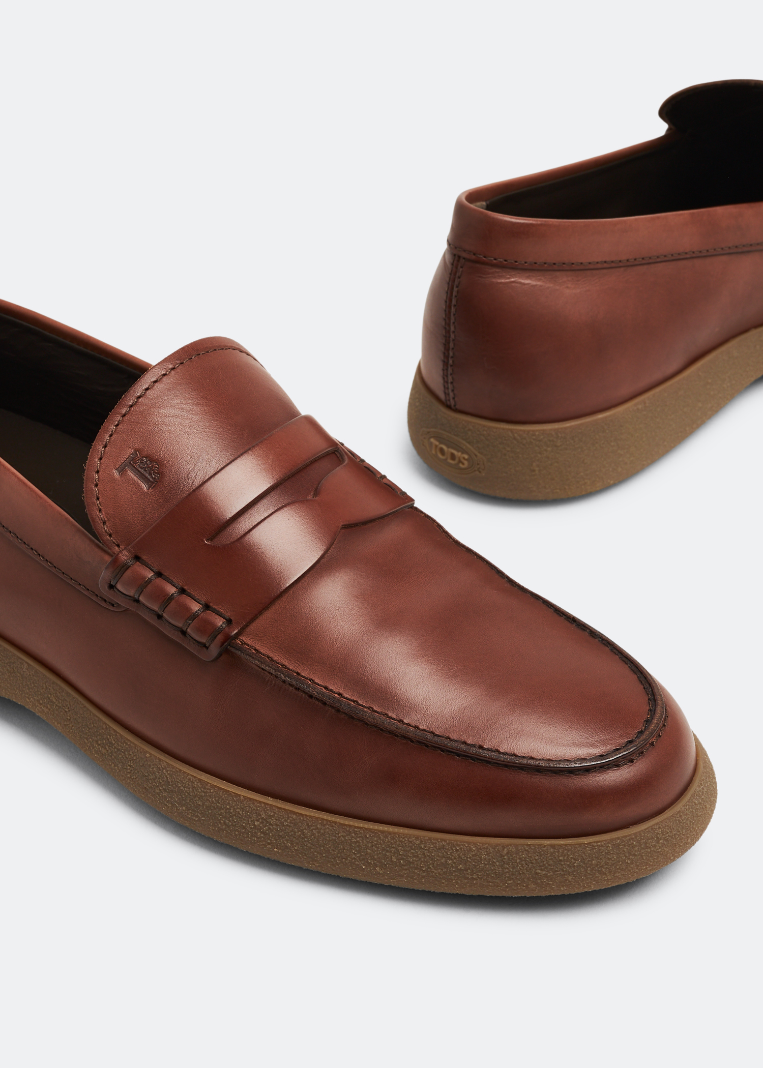 

Leather loafers, Brown