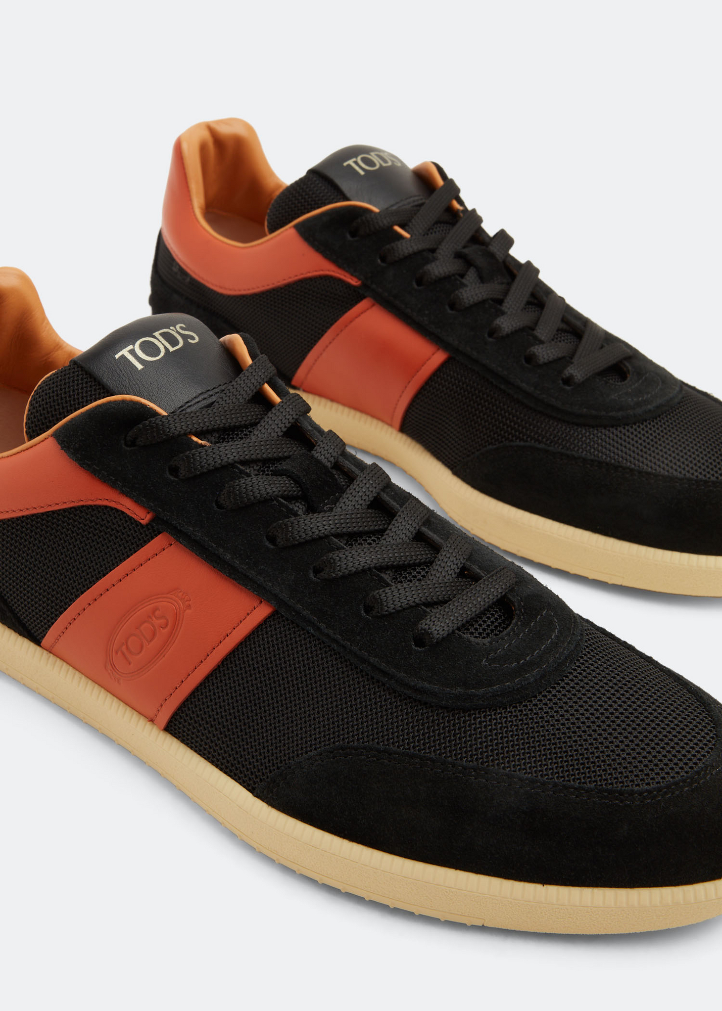 

Tabs suede sneakers, Black