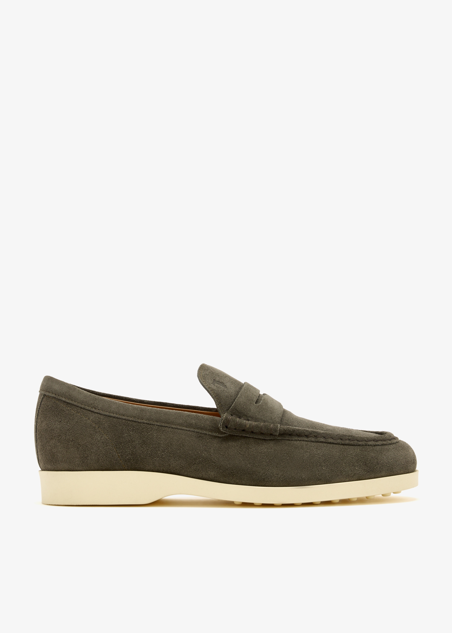 

Suede loafers, Khaki