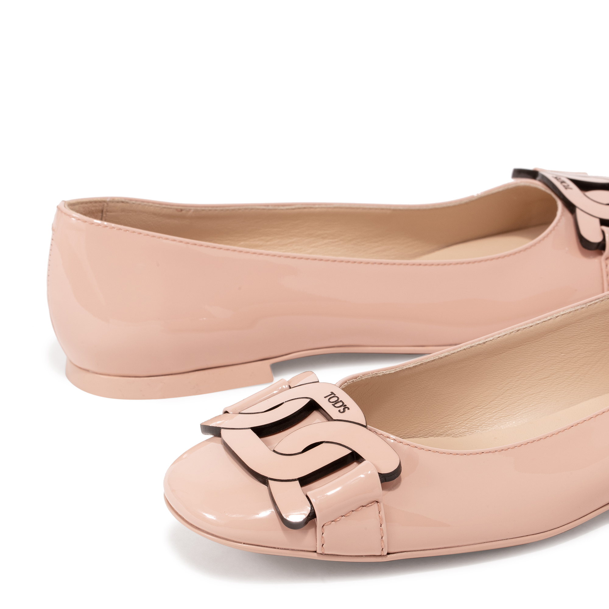 

Leather ballerinas, Pink