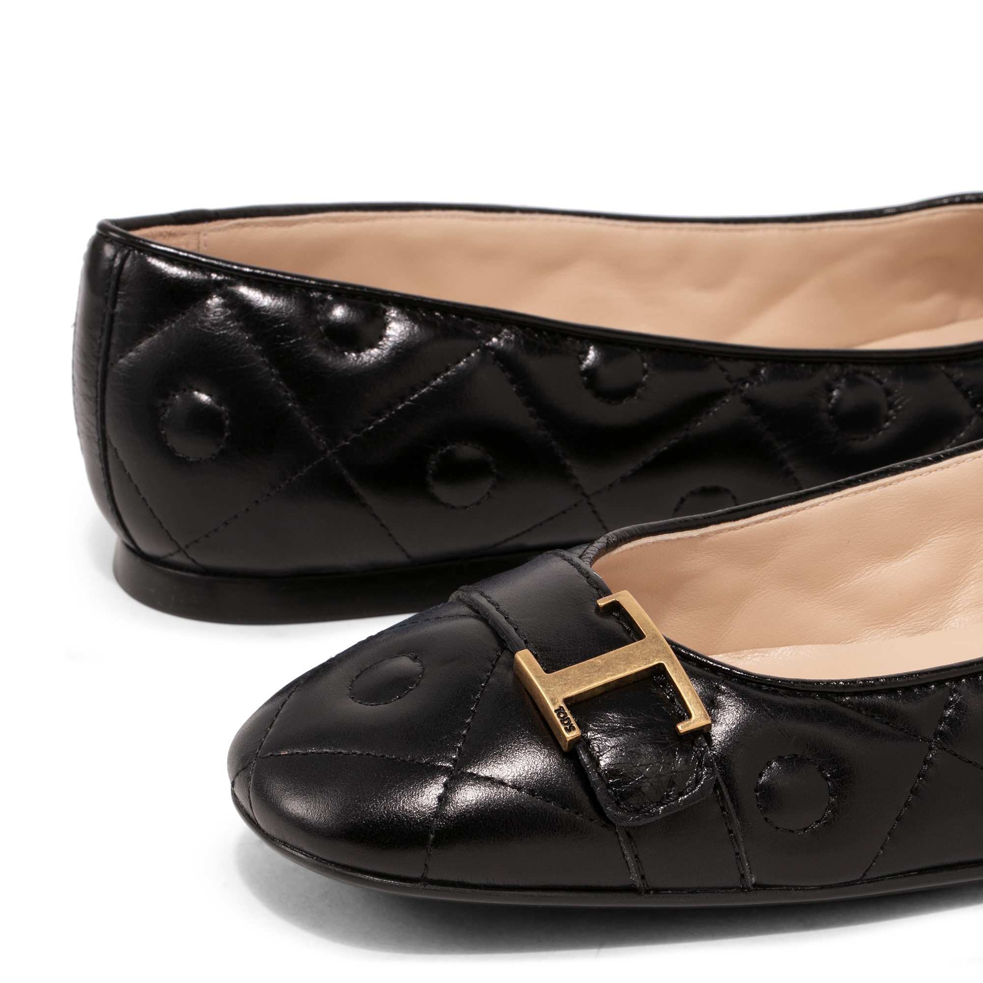 

Timeless leather ballerinas, Black