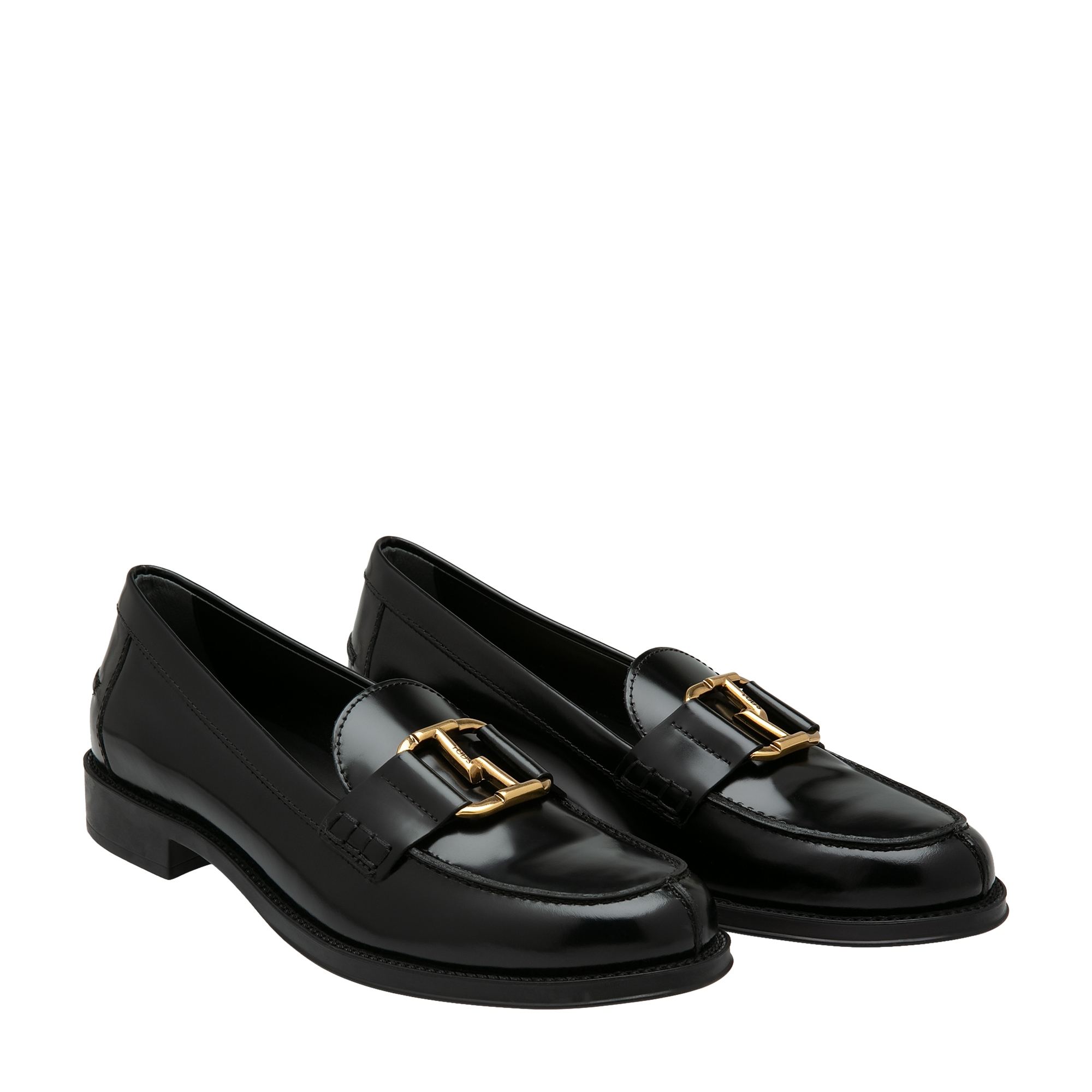 

Leather loafers, Black