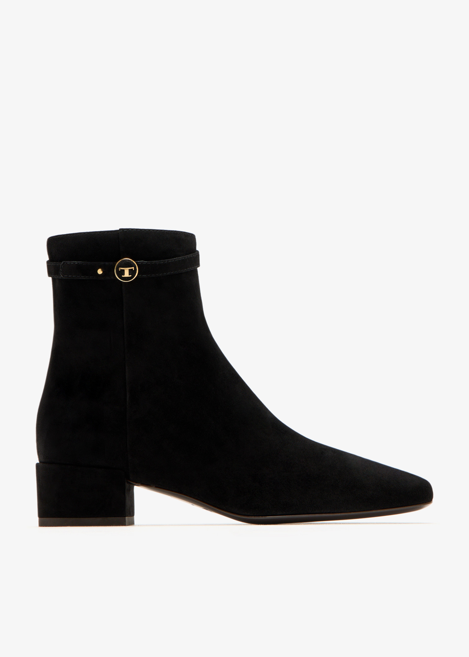 

Suede leather boots, Black