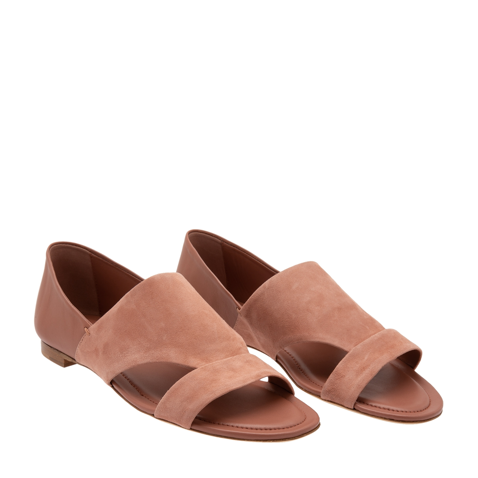 

Suede sandals, Beige