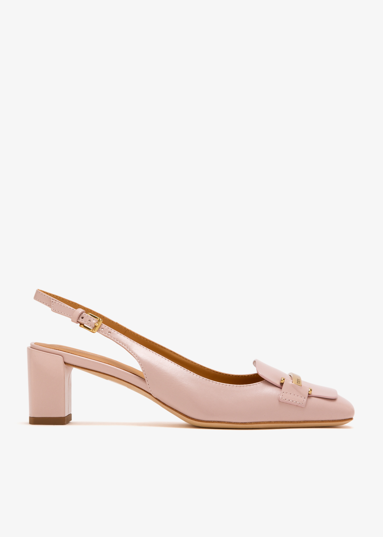 

Leather slingback pumps, Pink