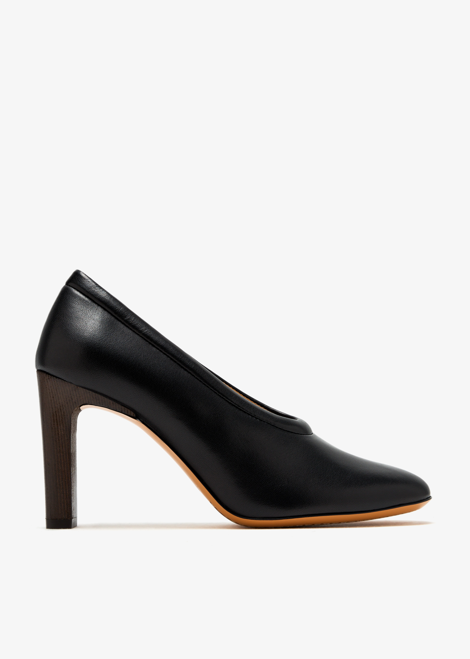 

Nappa leather pumps, Black