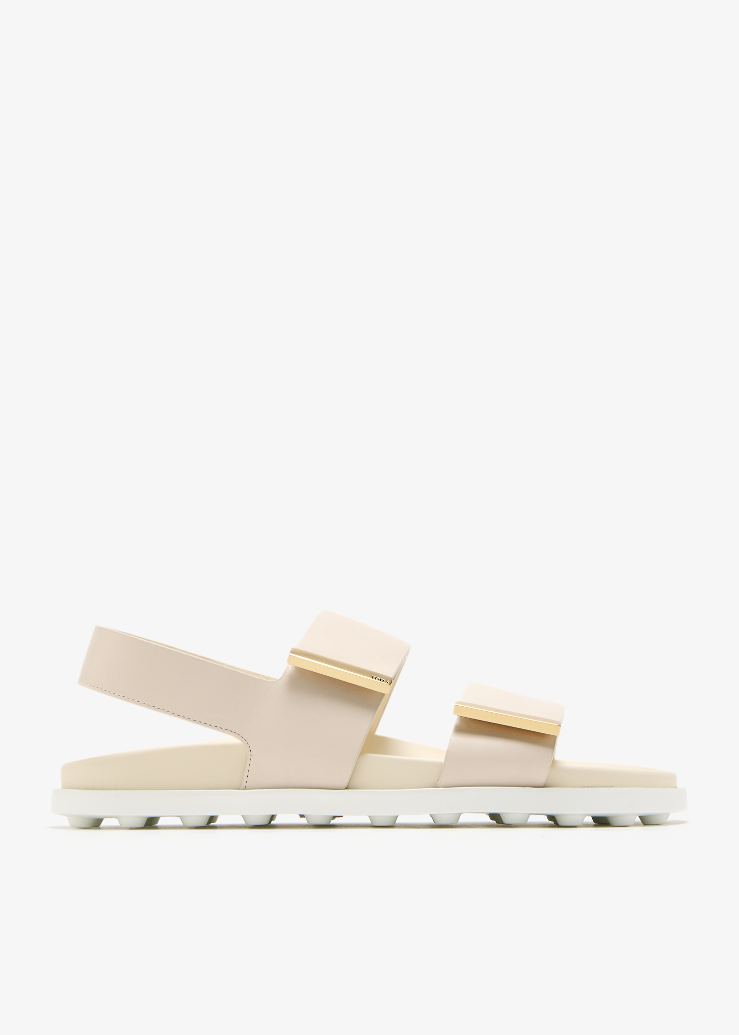 

Leather sandals, Cream