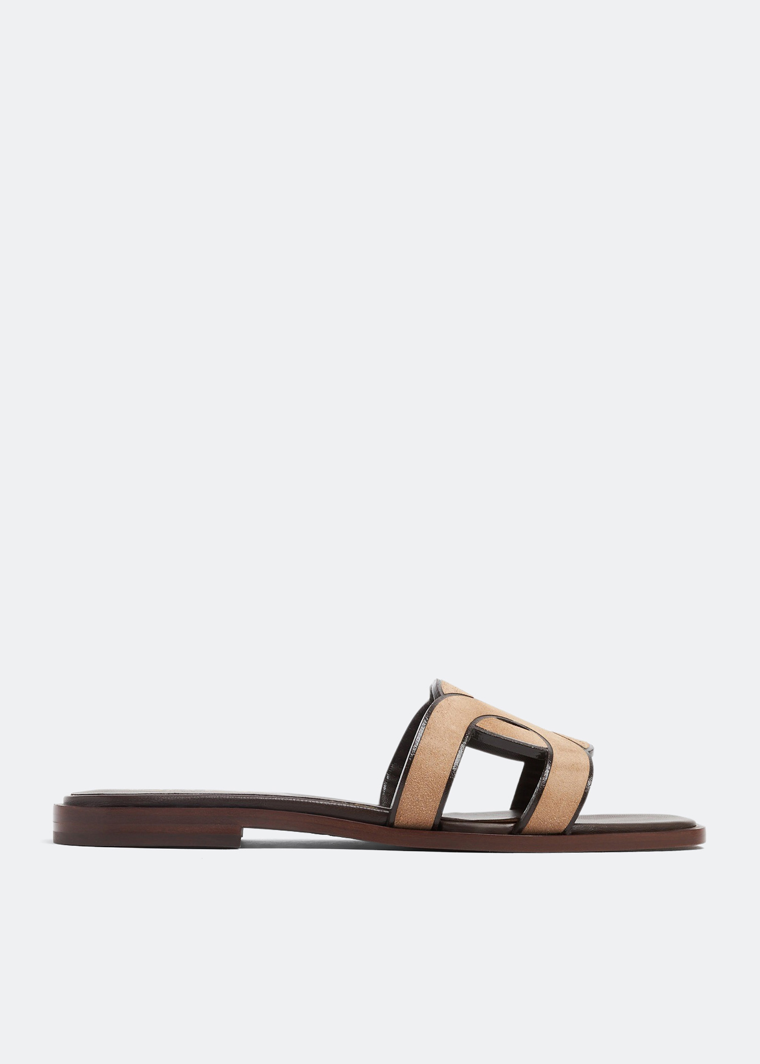 

Suede sandals, Beige