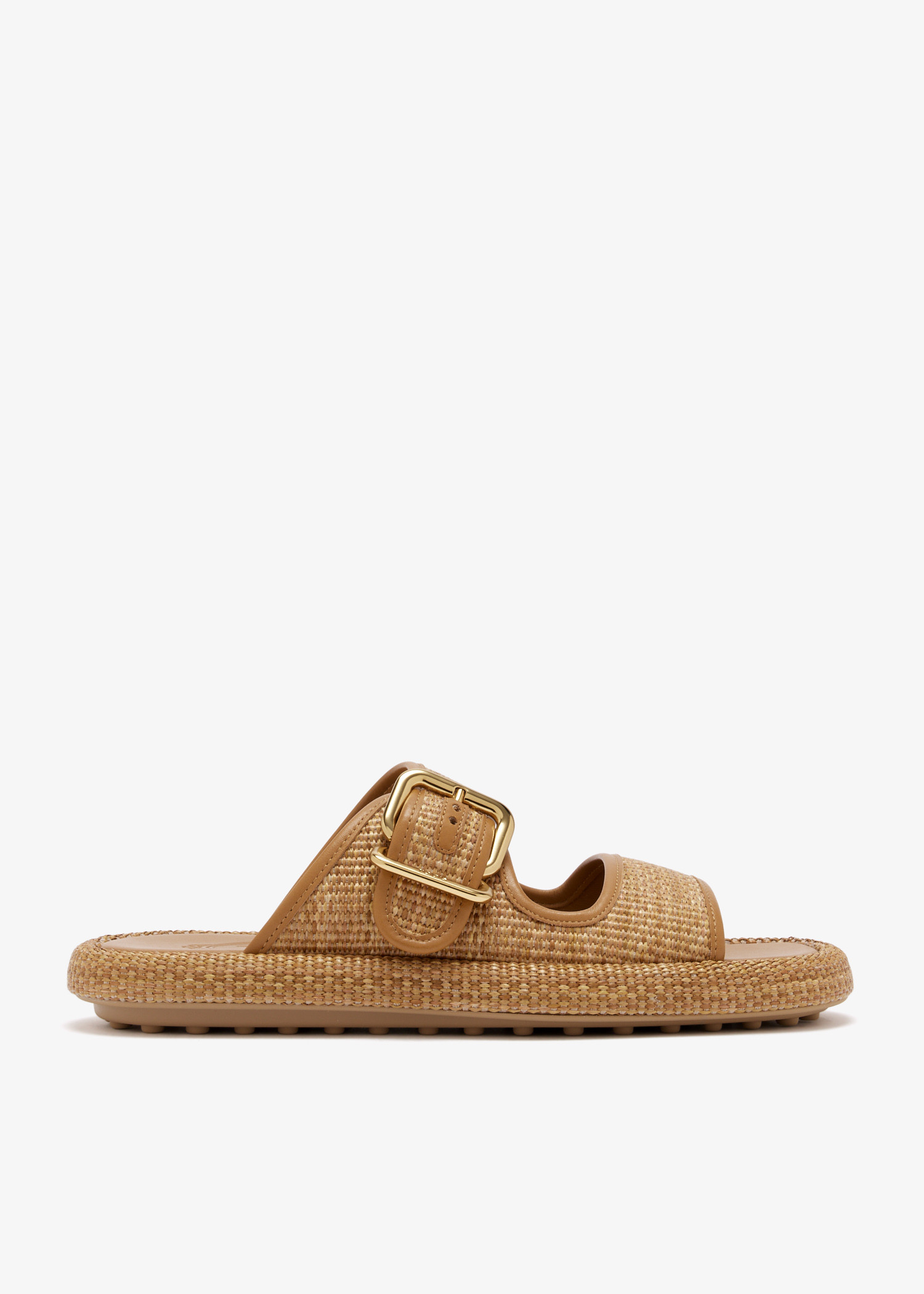

Raffia sandals, Beige