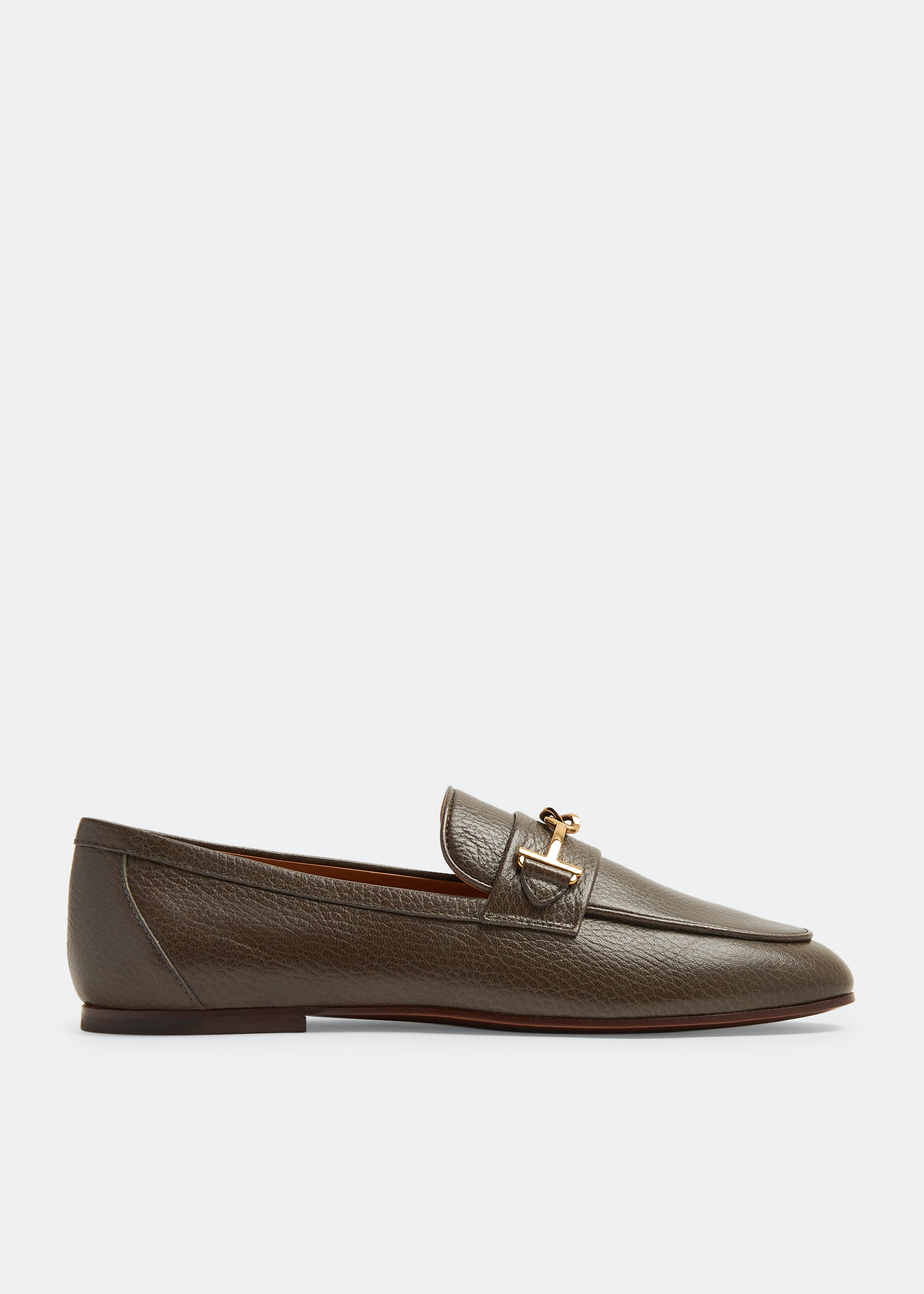 

Leather loafers, Green